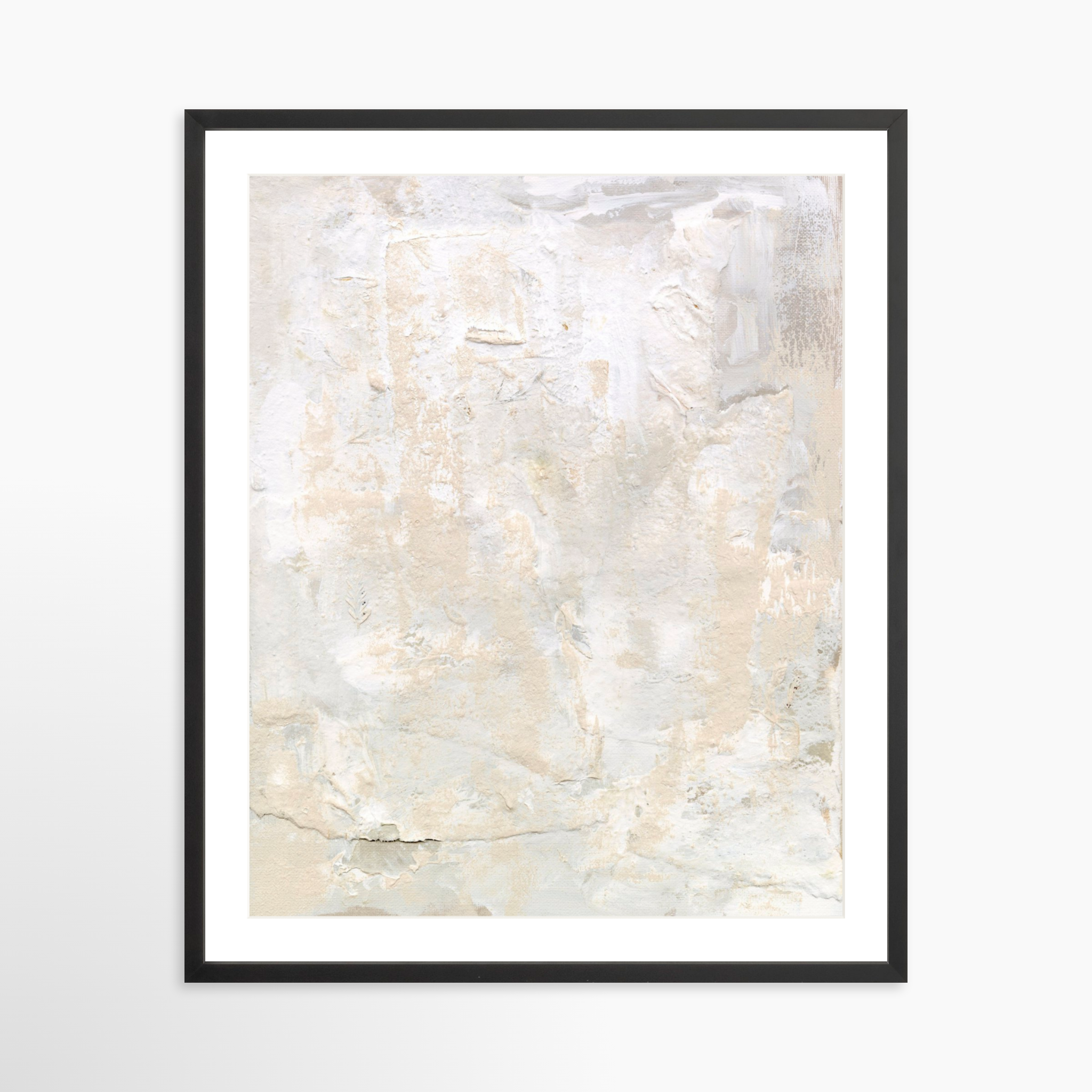 24x30 / Black Frame + White Mat