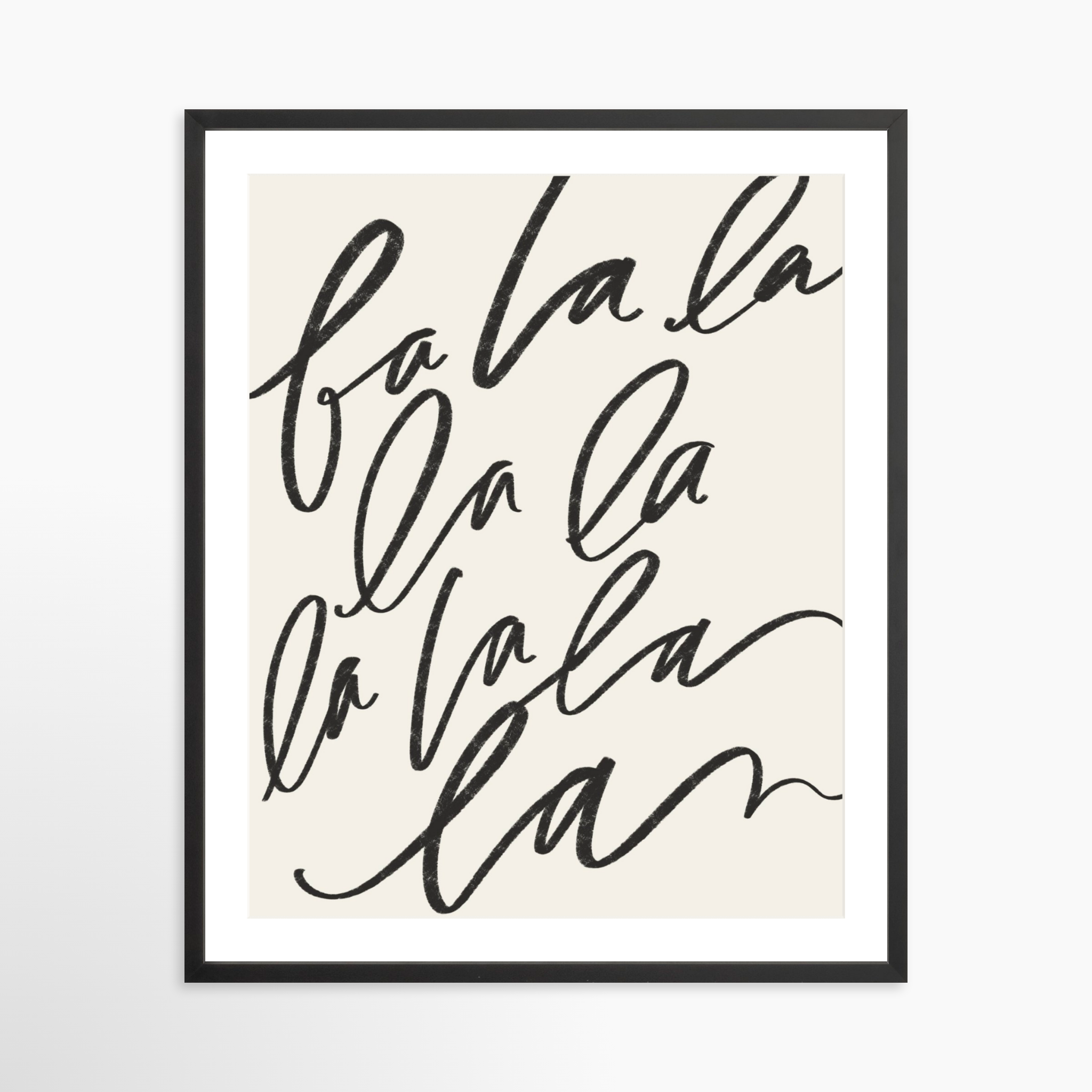 24x30 / Black Frame + White Mat