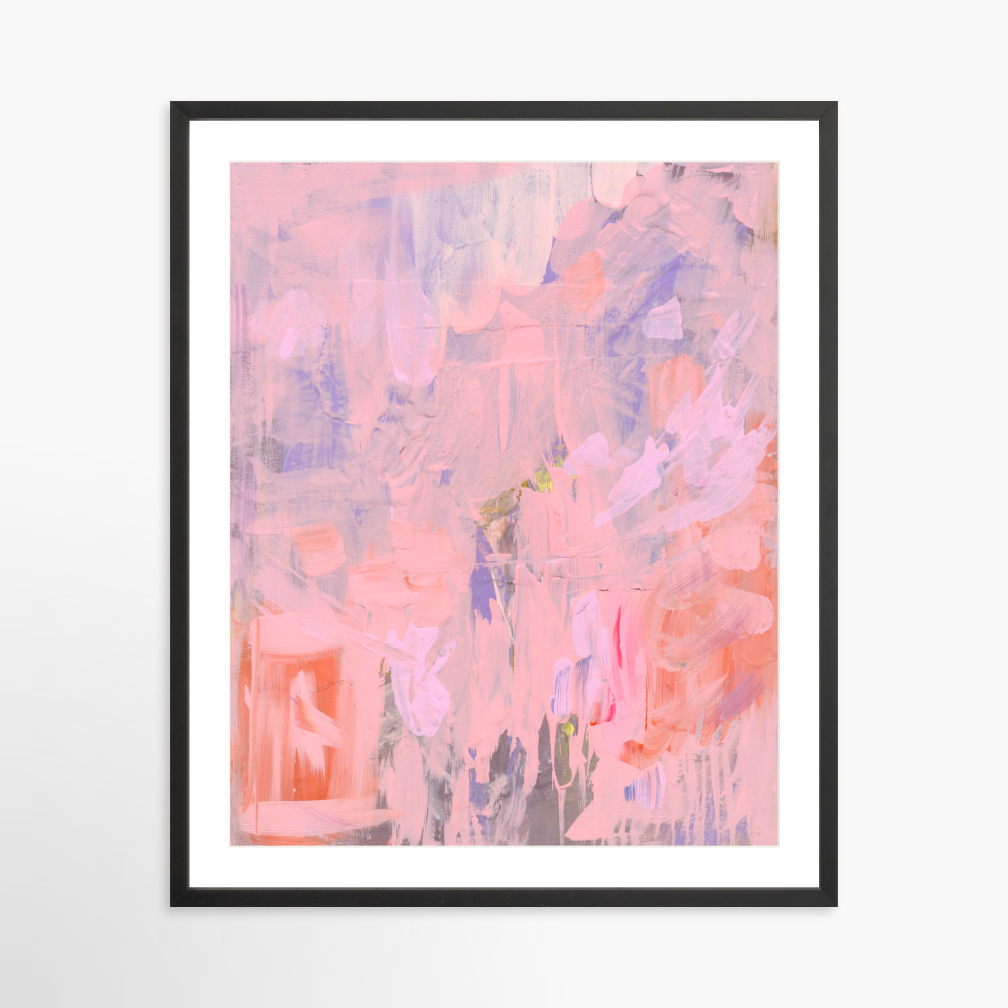 24x30 / Black Frame + White Mat