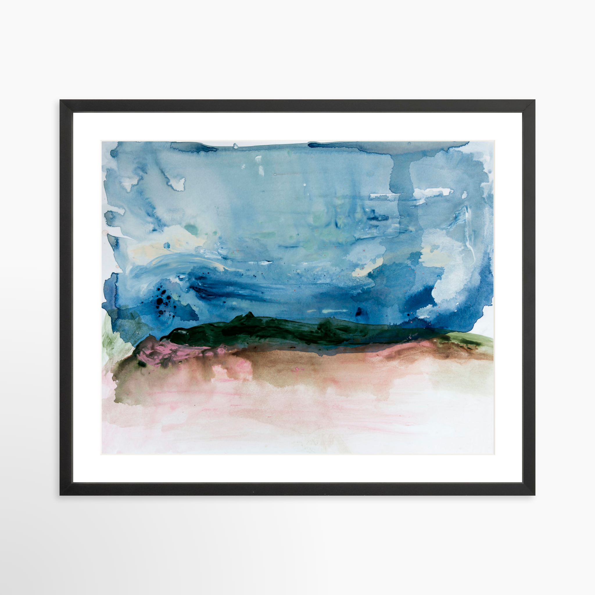 25x20 / Black Frame + White Mat