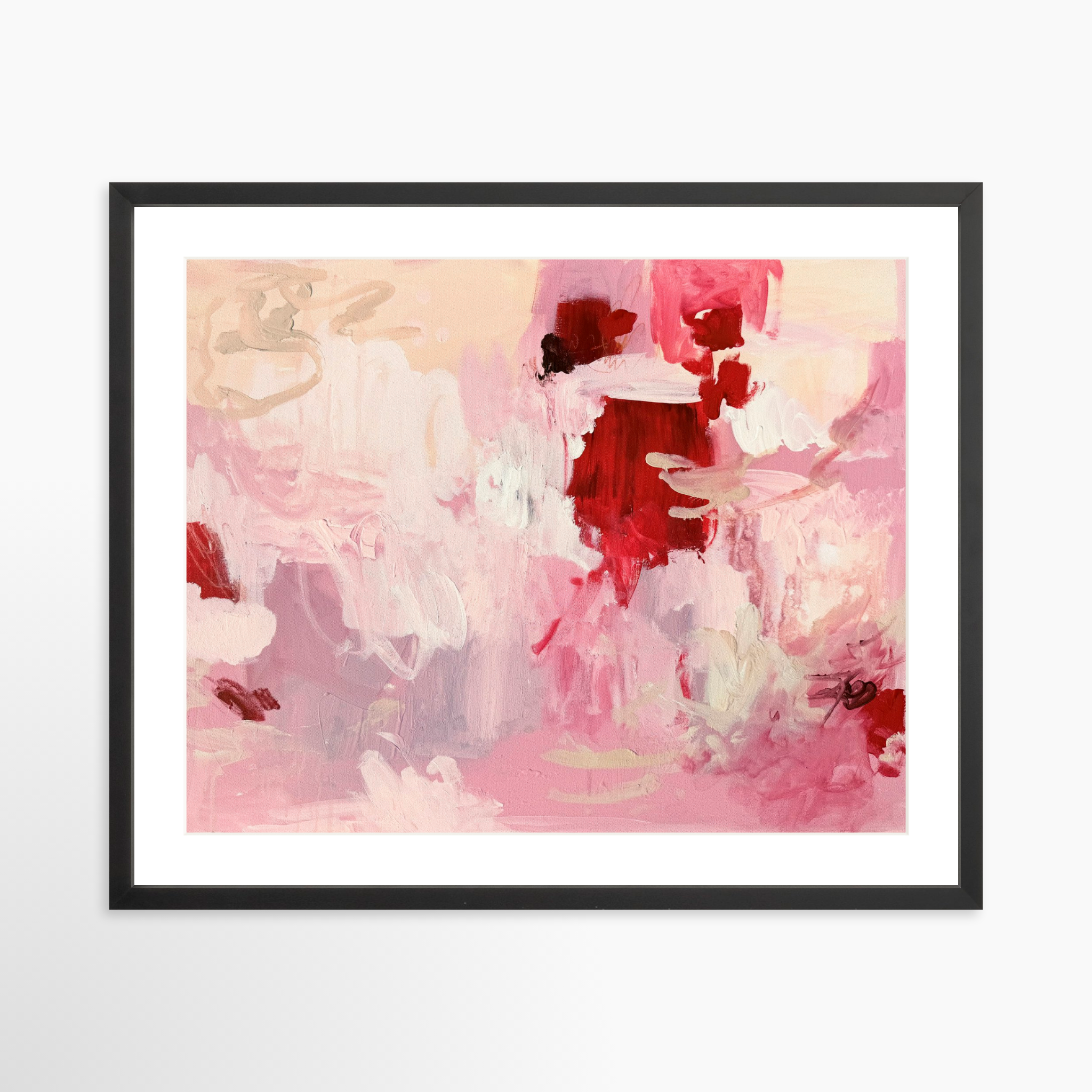 25x20 / Black Frame + White Mat