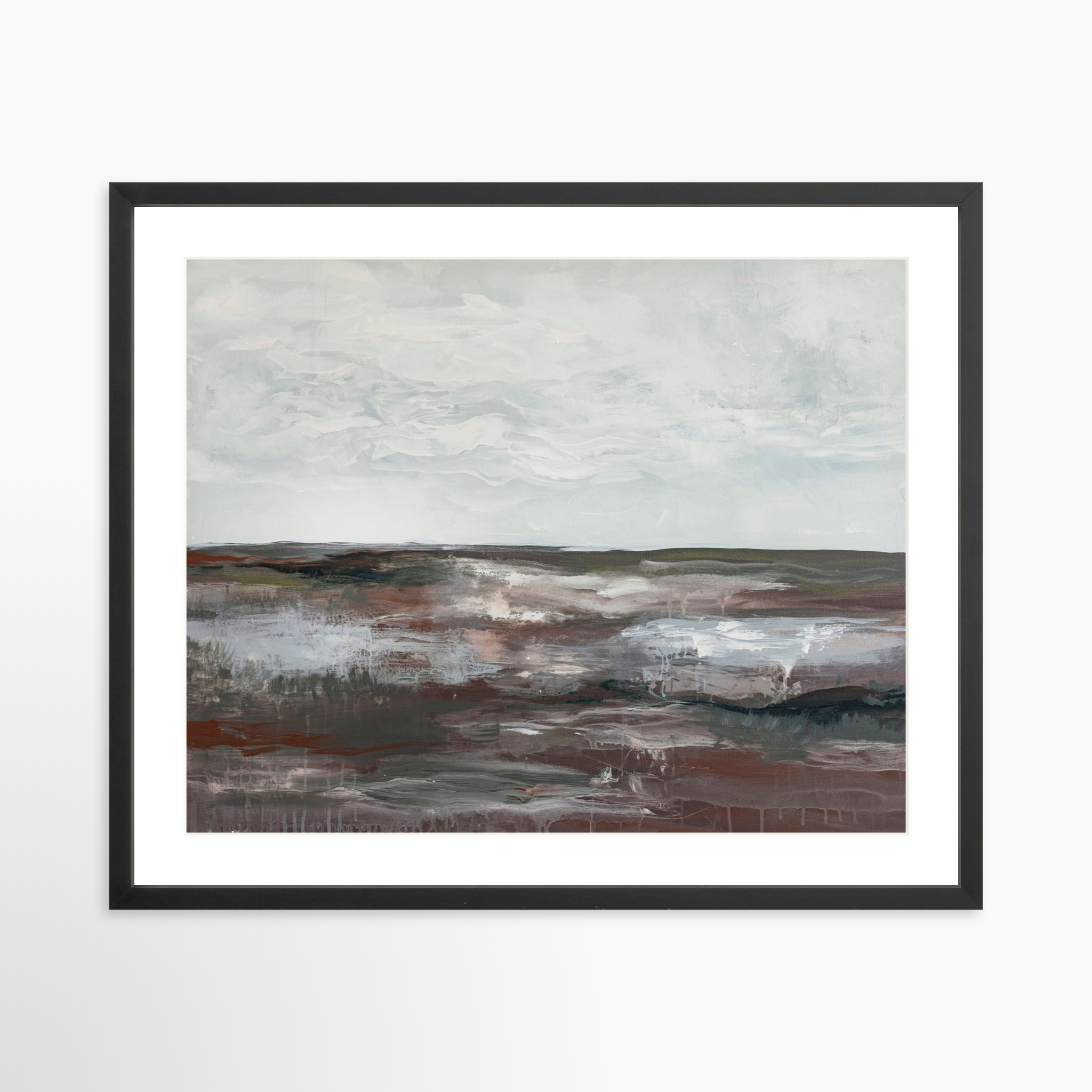 25x20 / Black Frame + White Mat