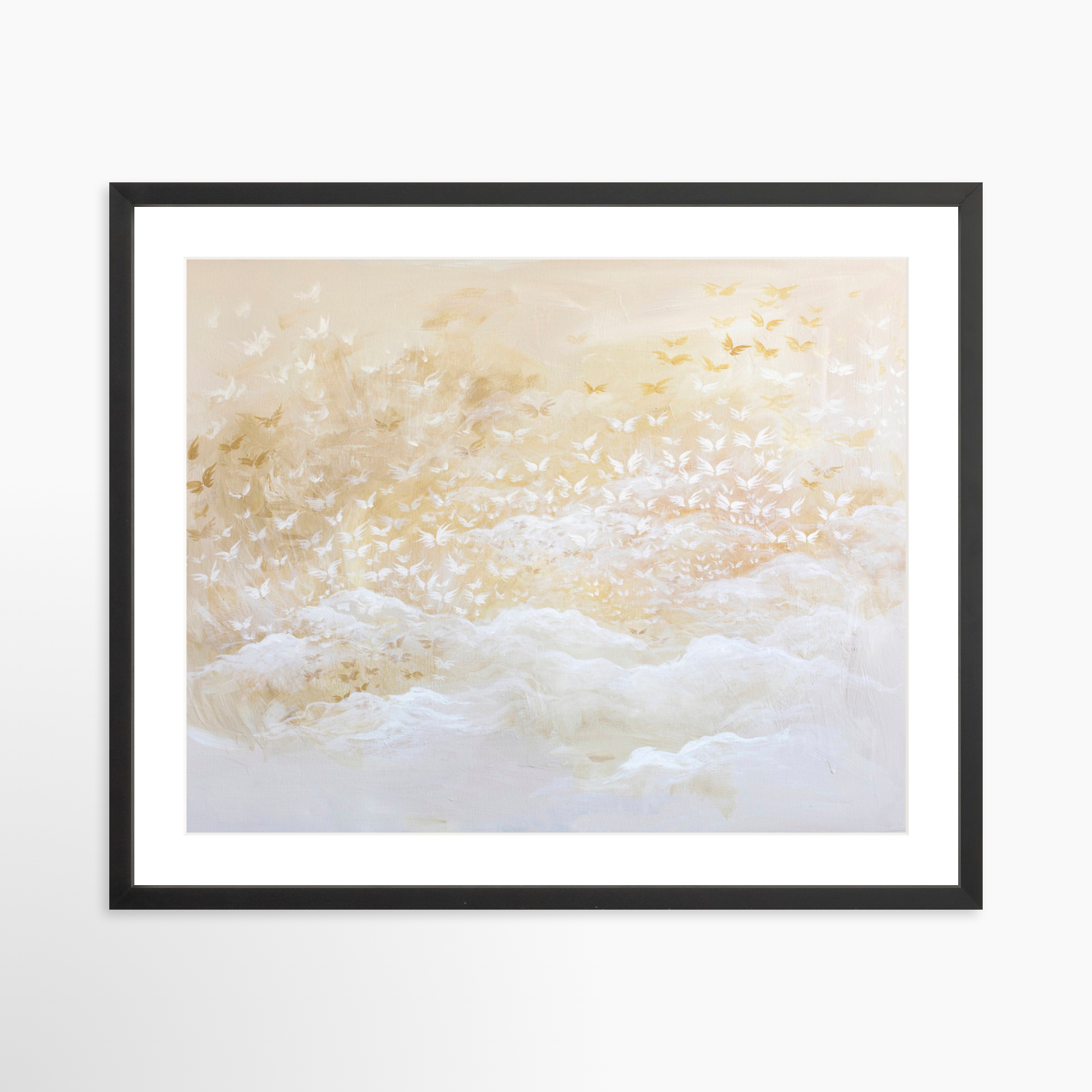 25x20 / Black Frame + White Mat