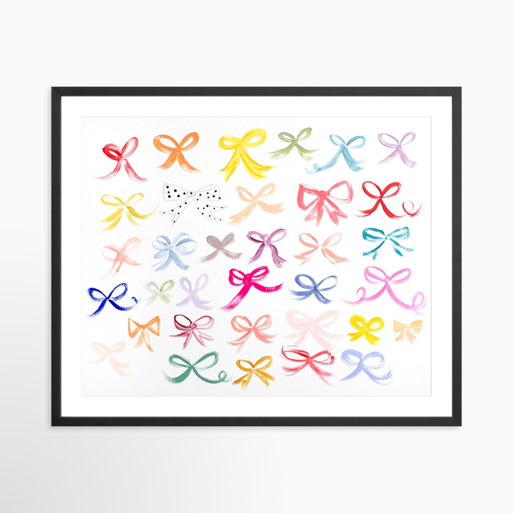 30x24 / Black Frame + White Mat