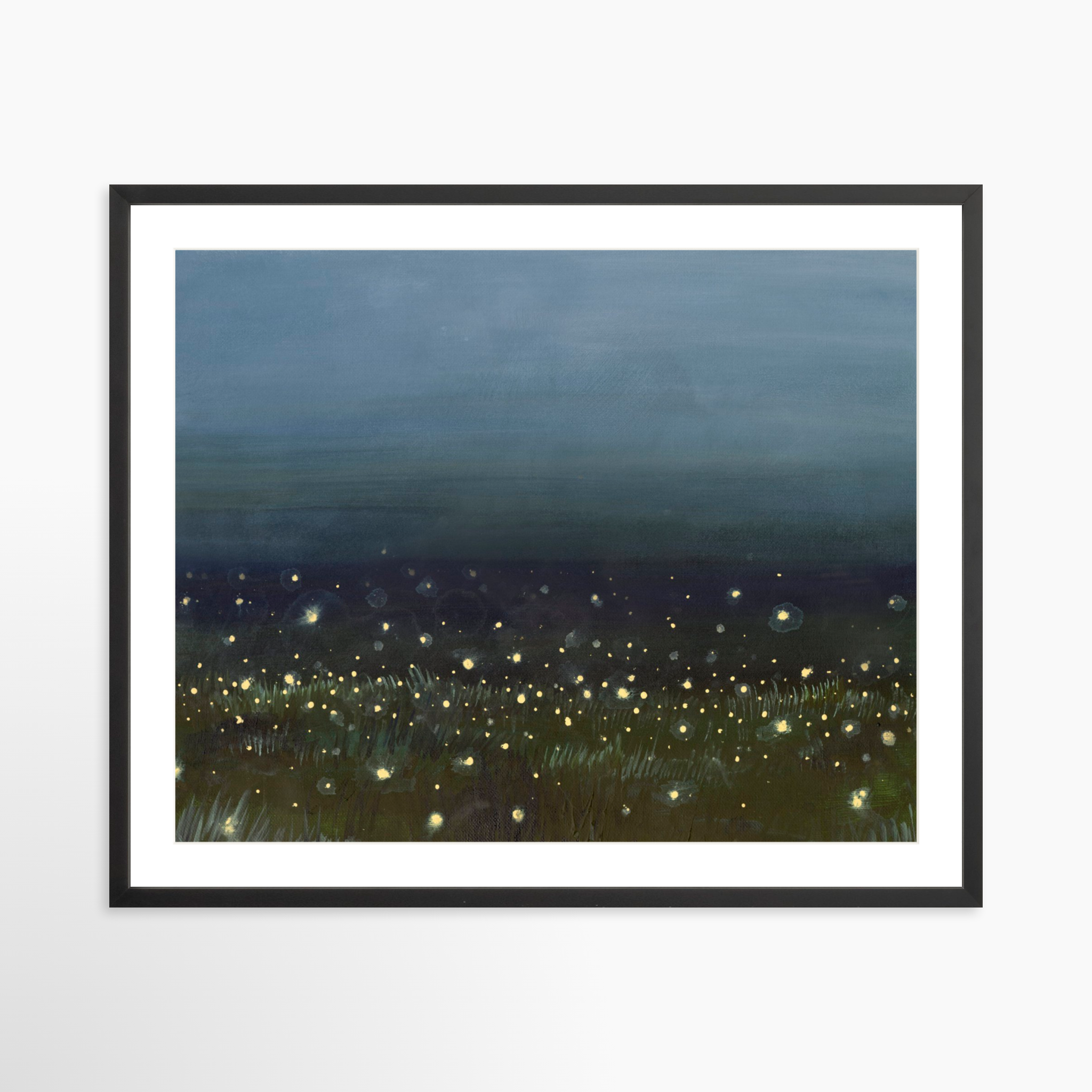 30x24 / Black Frame + White Mat