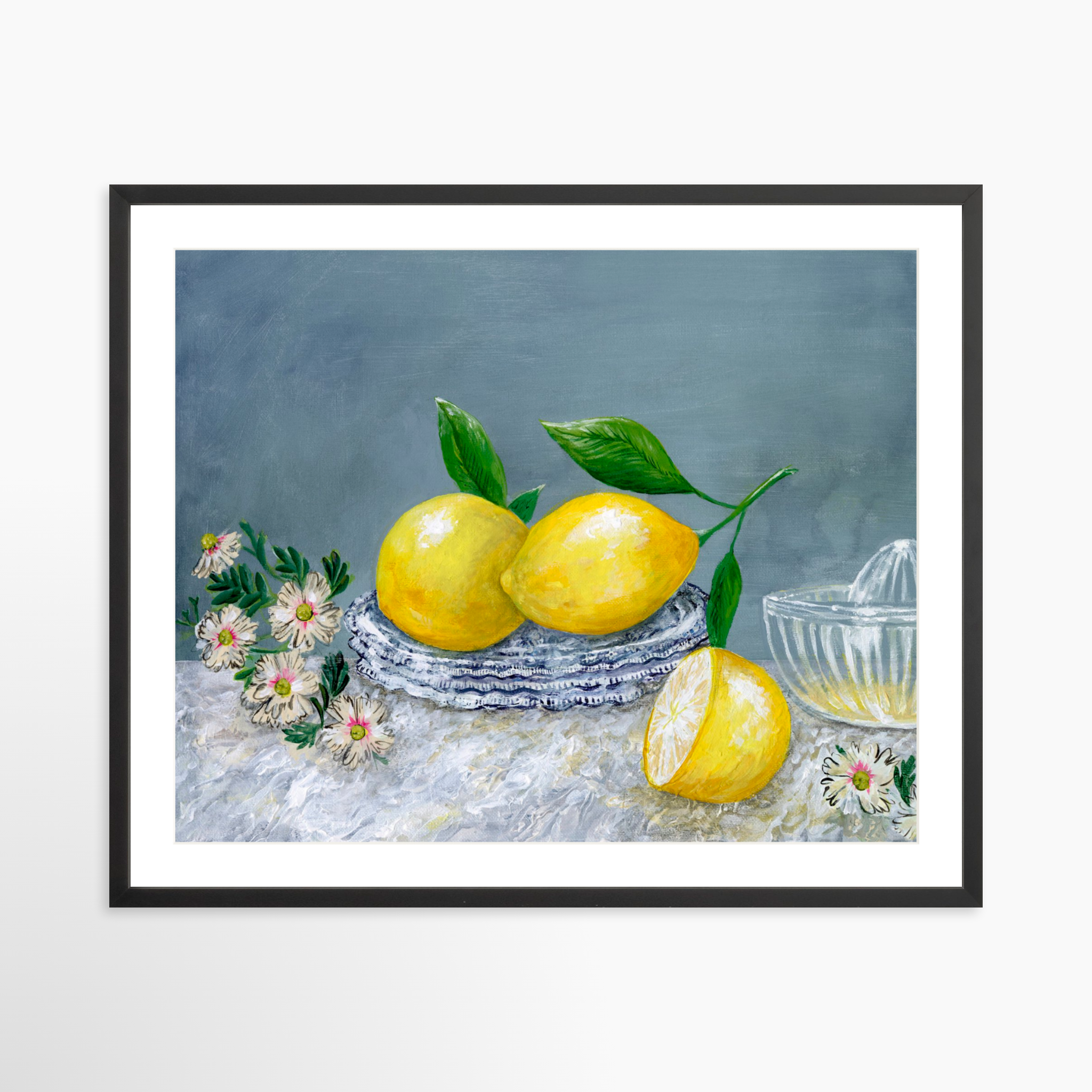 30x24 / Black Frame + White Mat