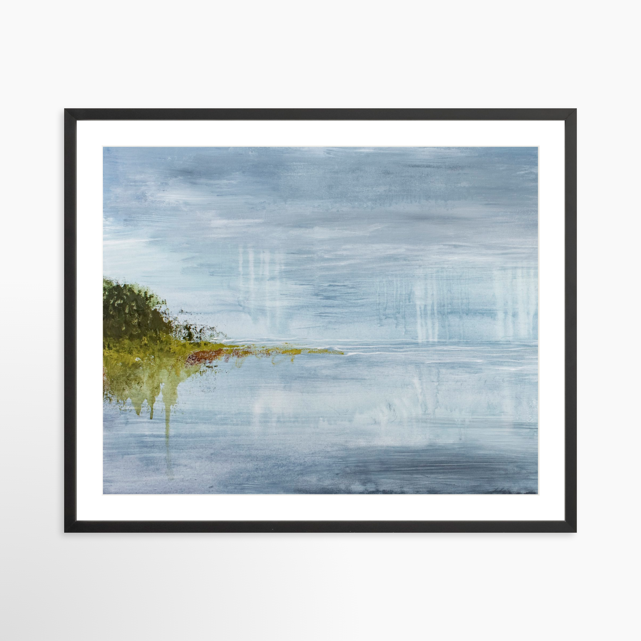 30x24 / Black Frame + White Mat