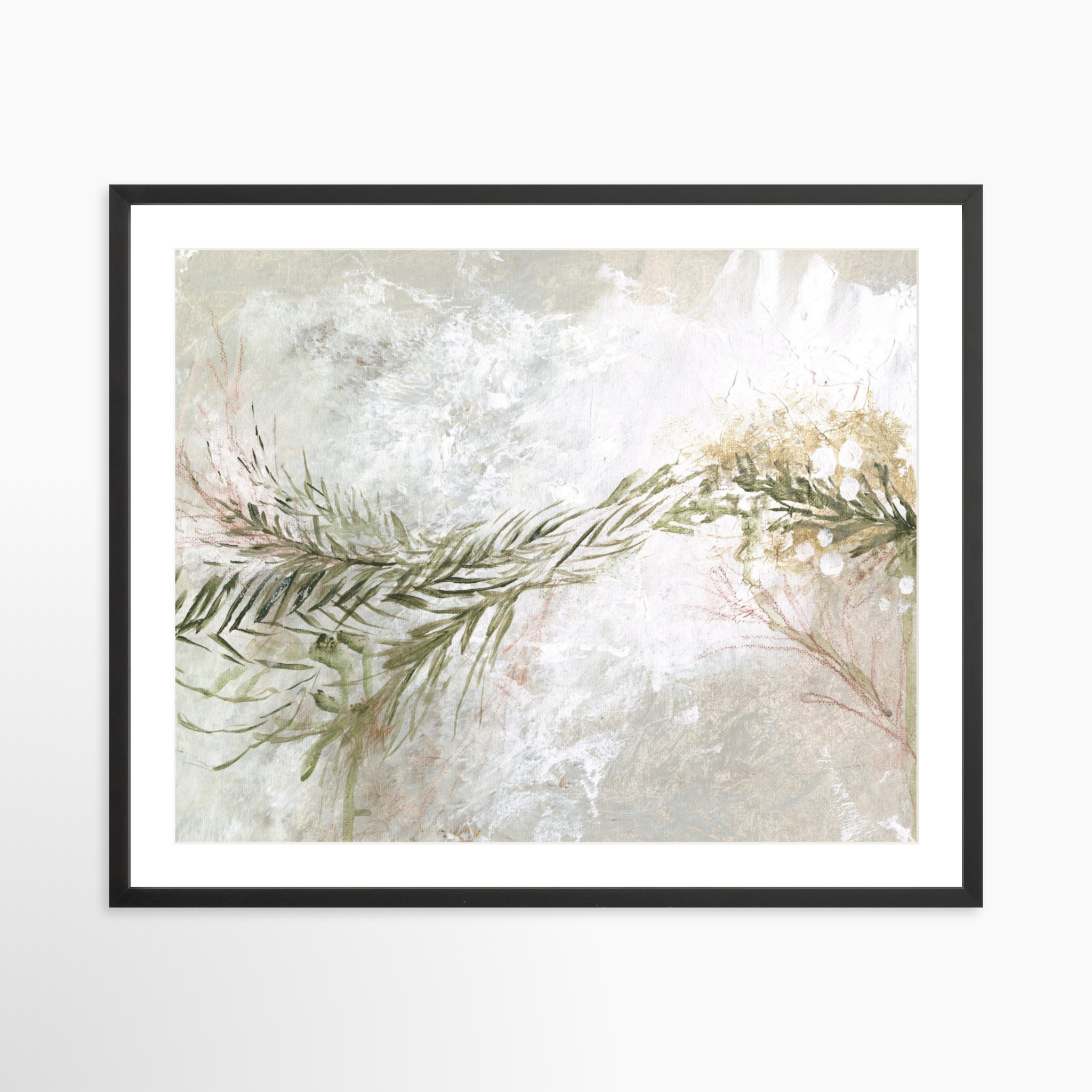 30x24 / Black Frame + White Mat