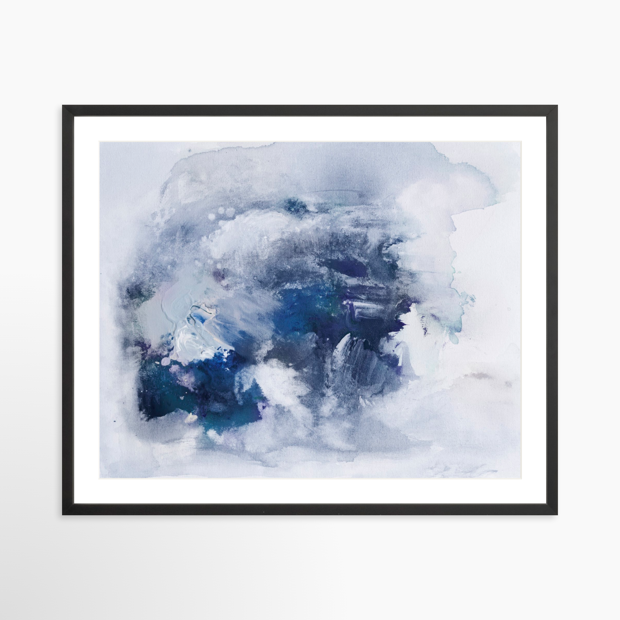 30x24 / Black Frame + White Mat
