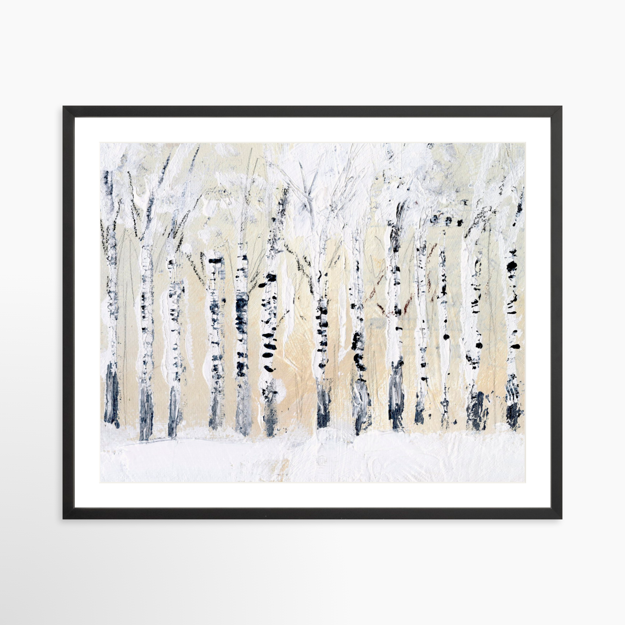 30x24 / Black Frame + White Mat
