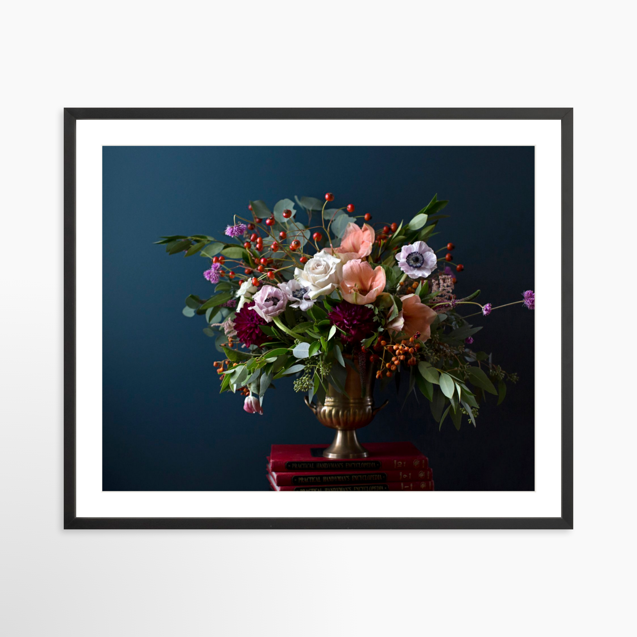 30x24 / Black Frame + White Mat