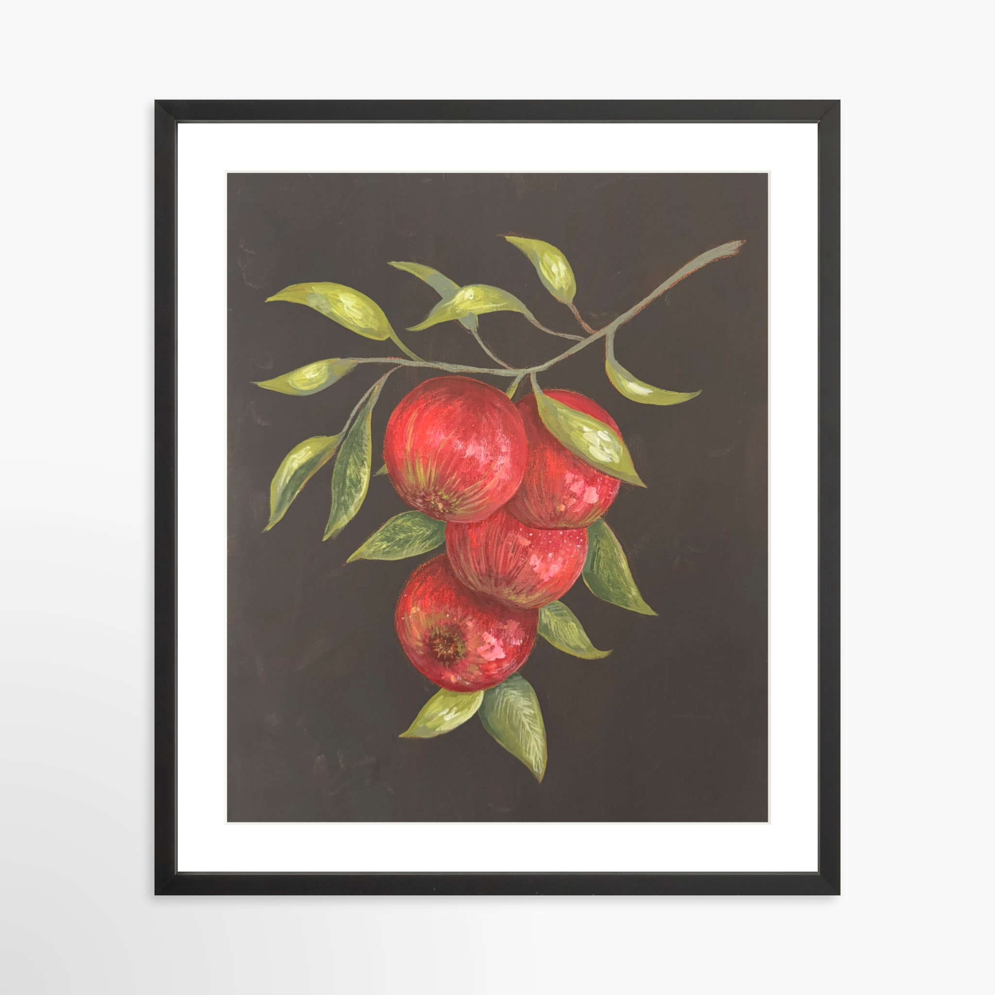 20x24 / Black Frame + White Mat