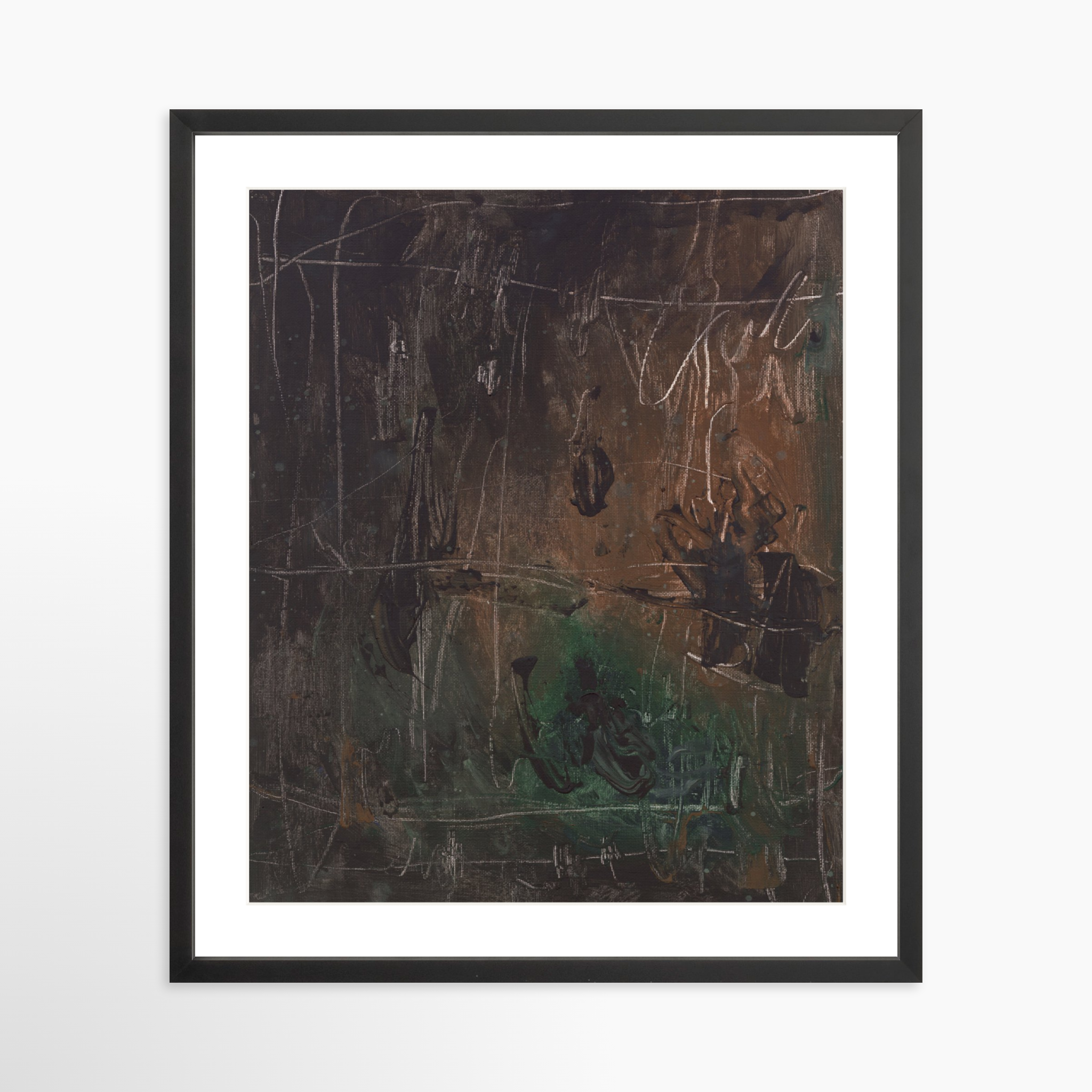 20x24 / Black Frame + White Mat