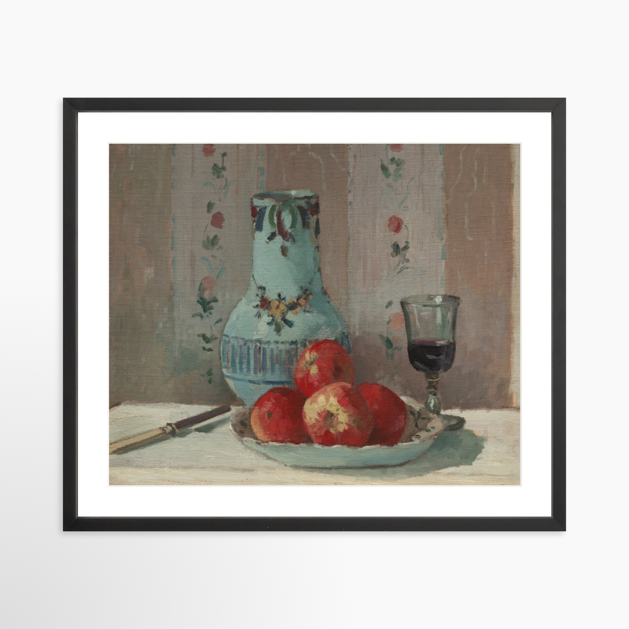 24x20 / Black Frame + White Mat