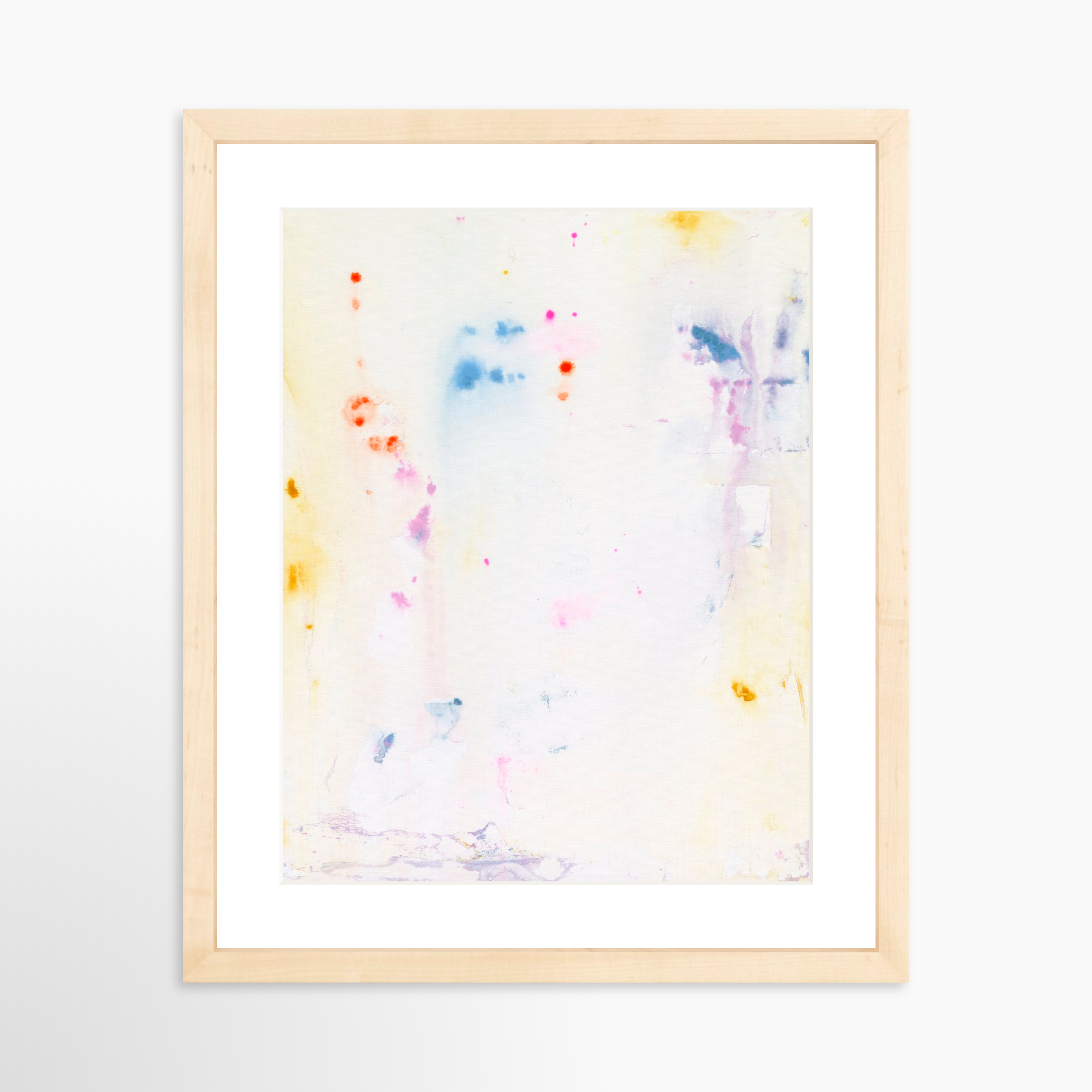 11x14 / Natural Frame + White Mat