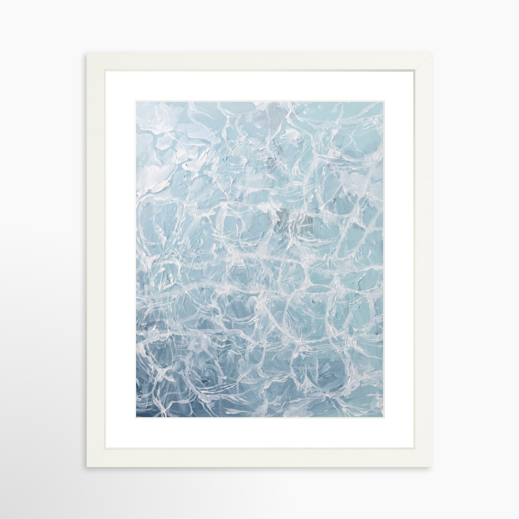 11x14 / White Frame + White Mat