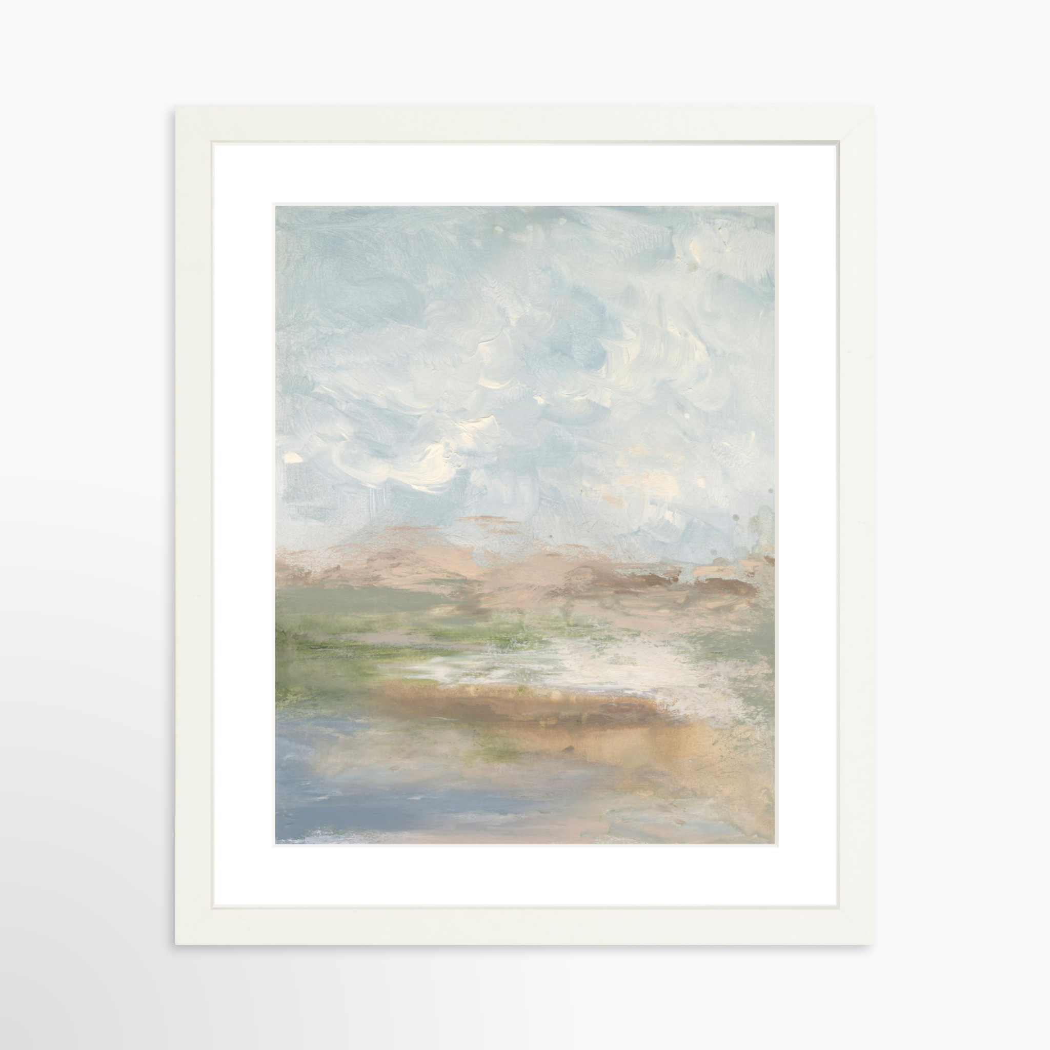 11x14 / White Frame + White Mat