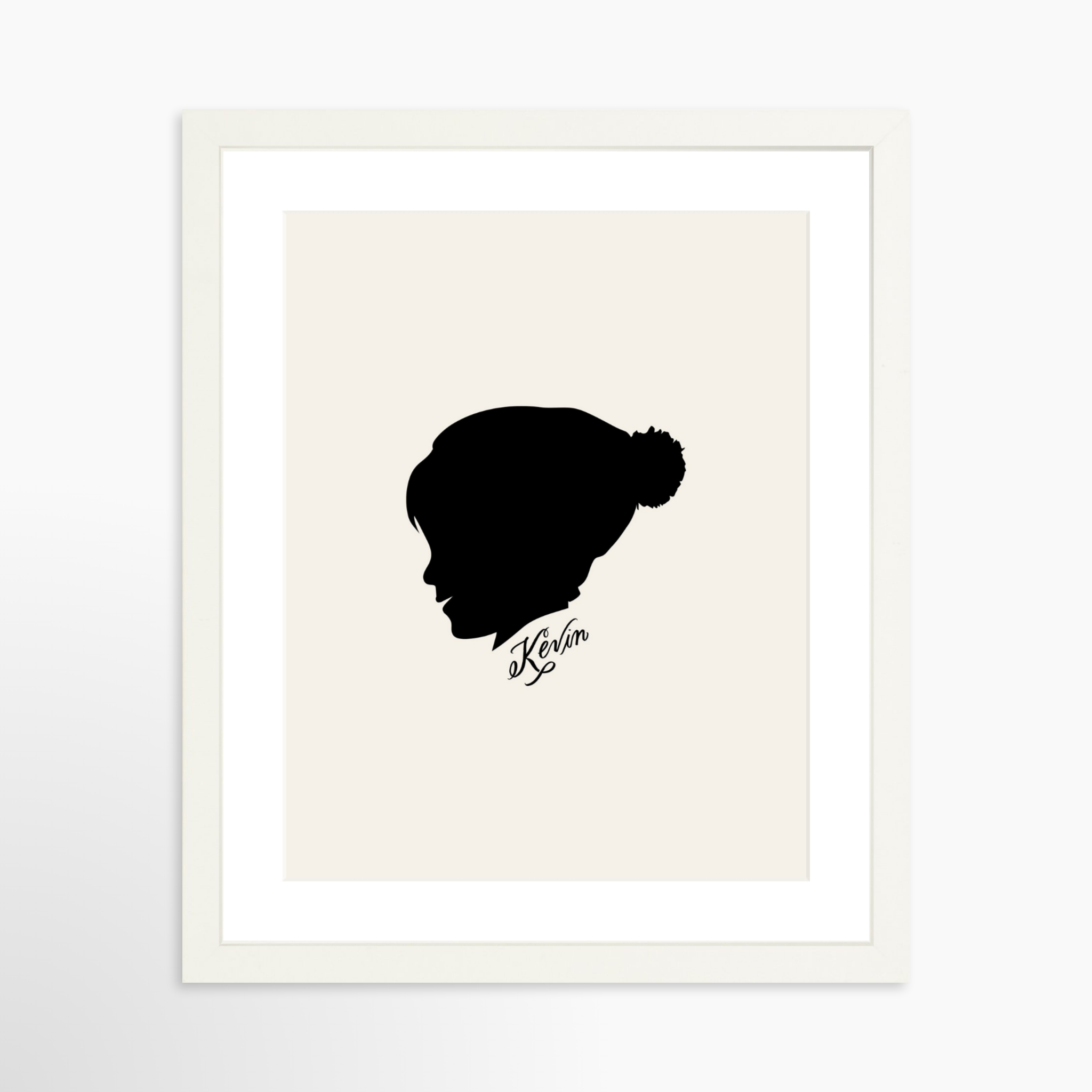 11x14 / White Frame + White Mat