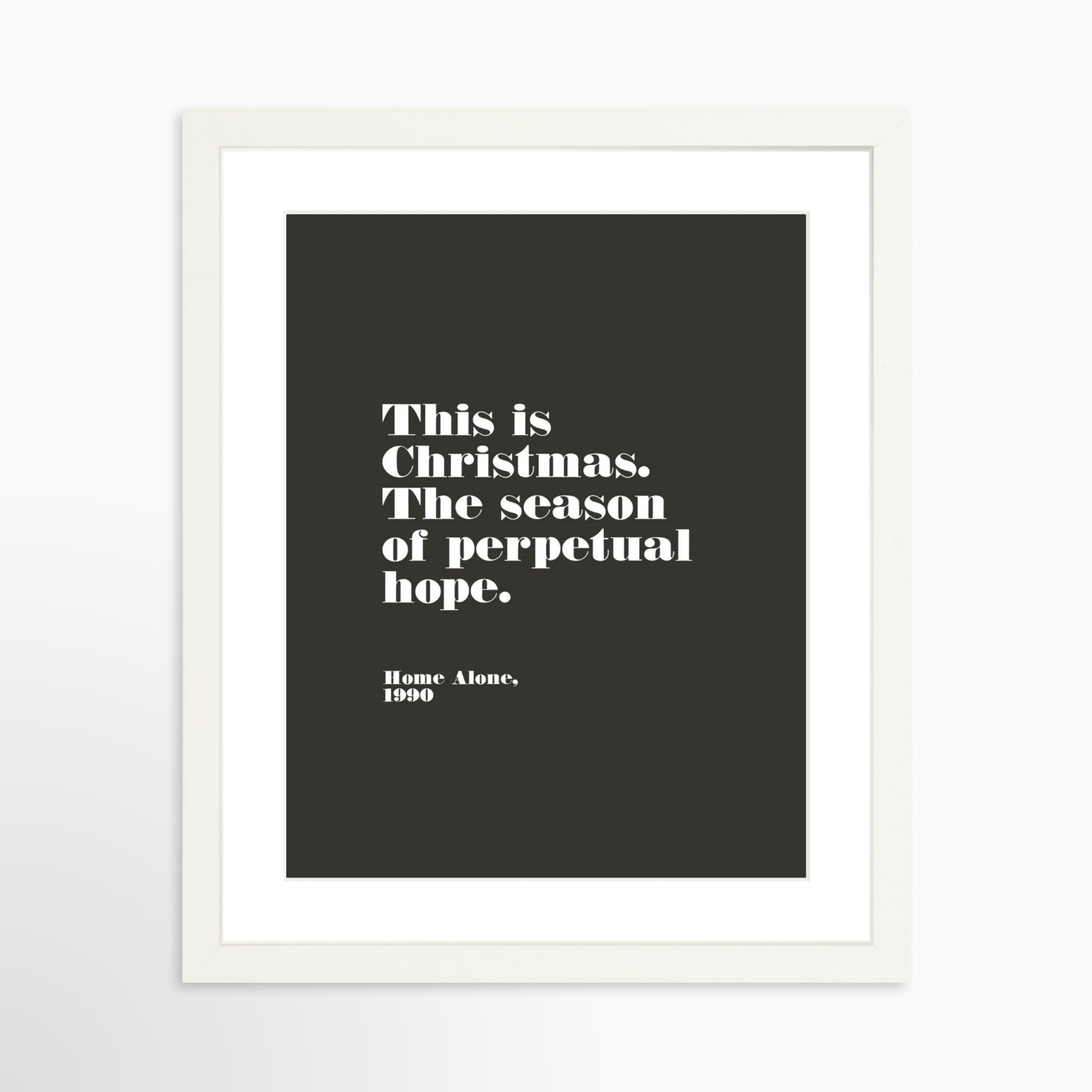 11x14 / White Frame + White Mat