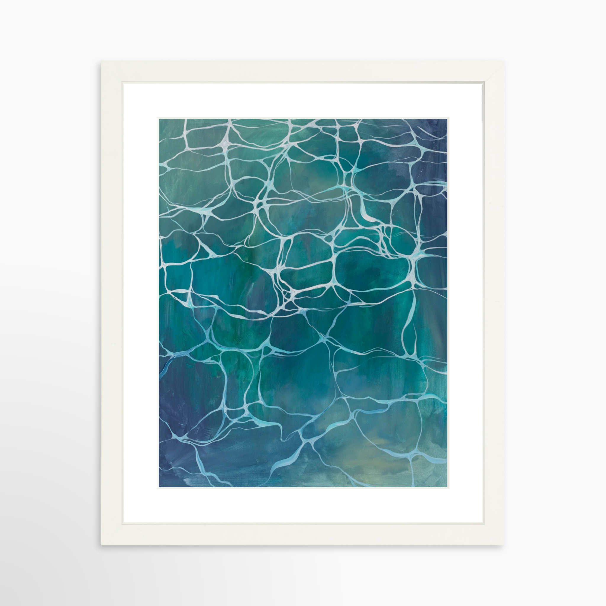 11x14 / White Frame + White Mat