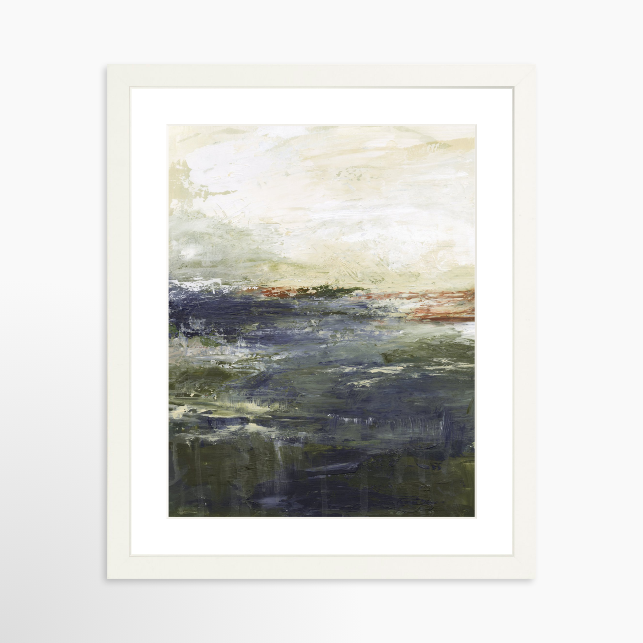 11x14 / White Frame + White Mat