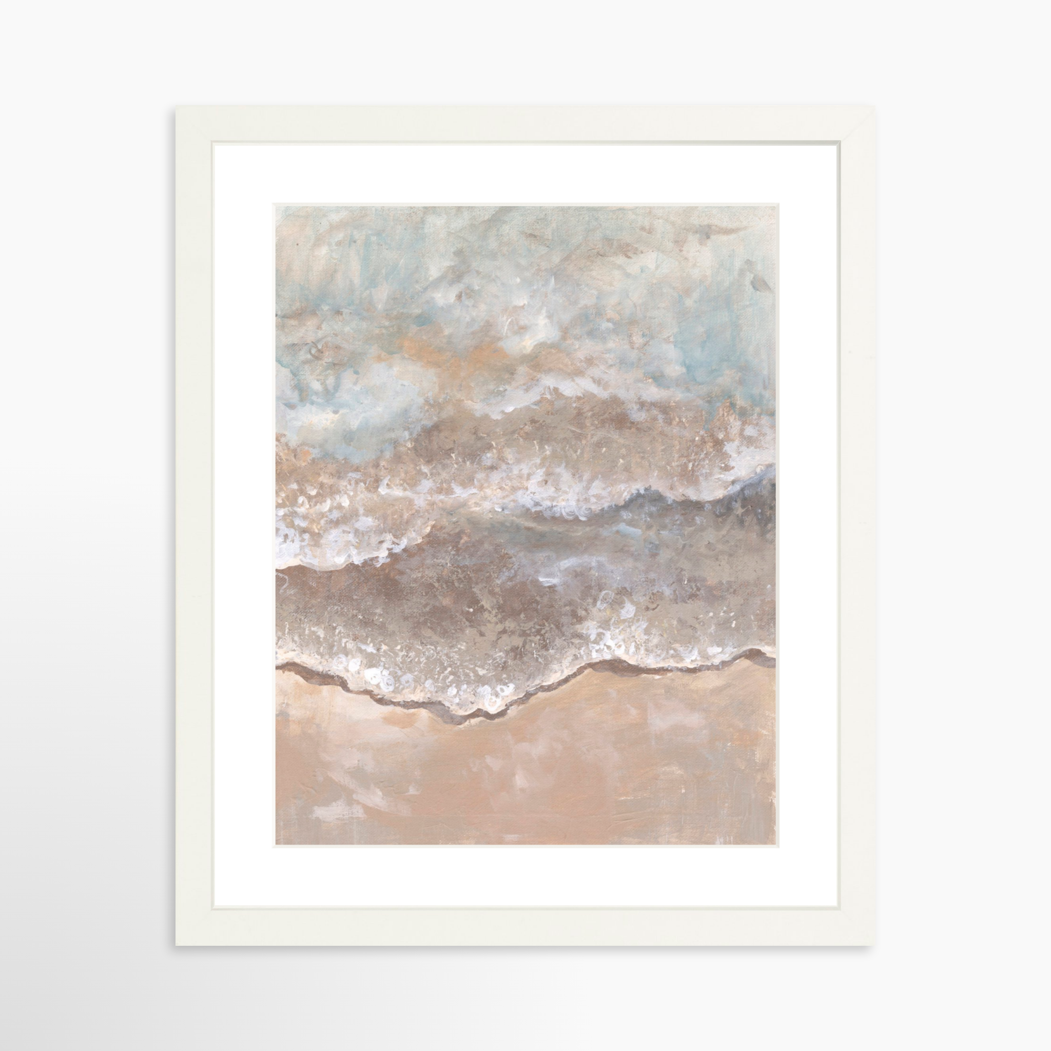 11x14 / White Frame + White Mat