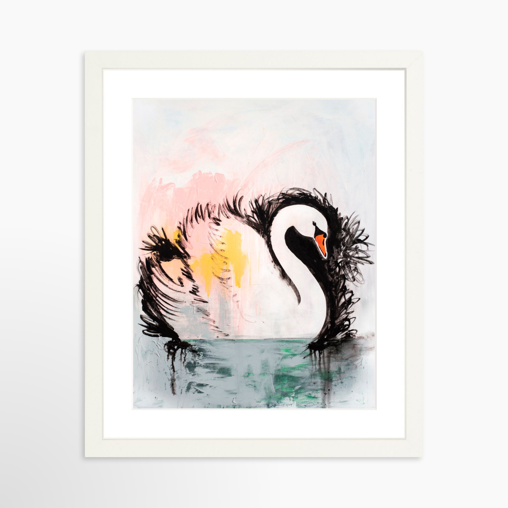11x14 / White Frame + White Mat