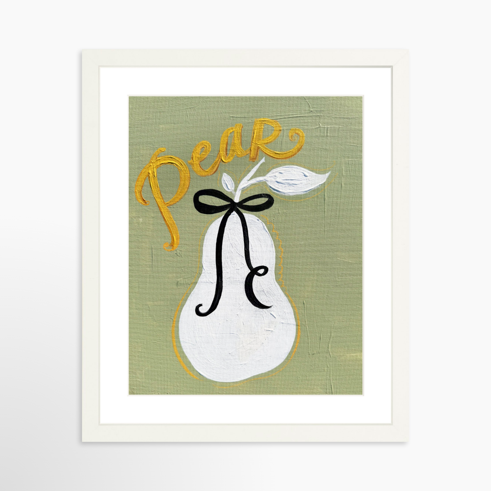 11x14 / White Frame + White Mat