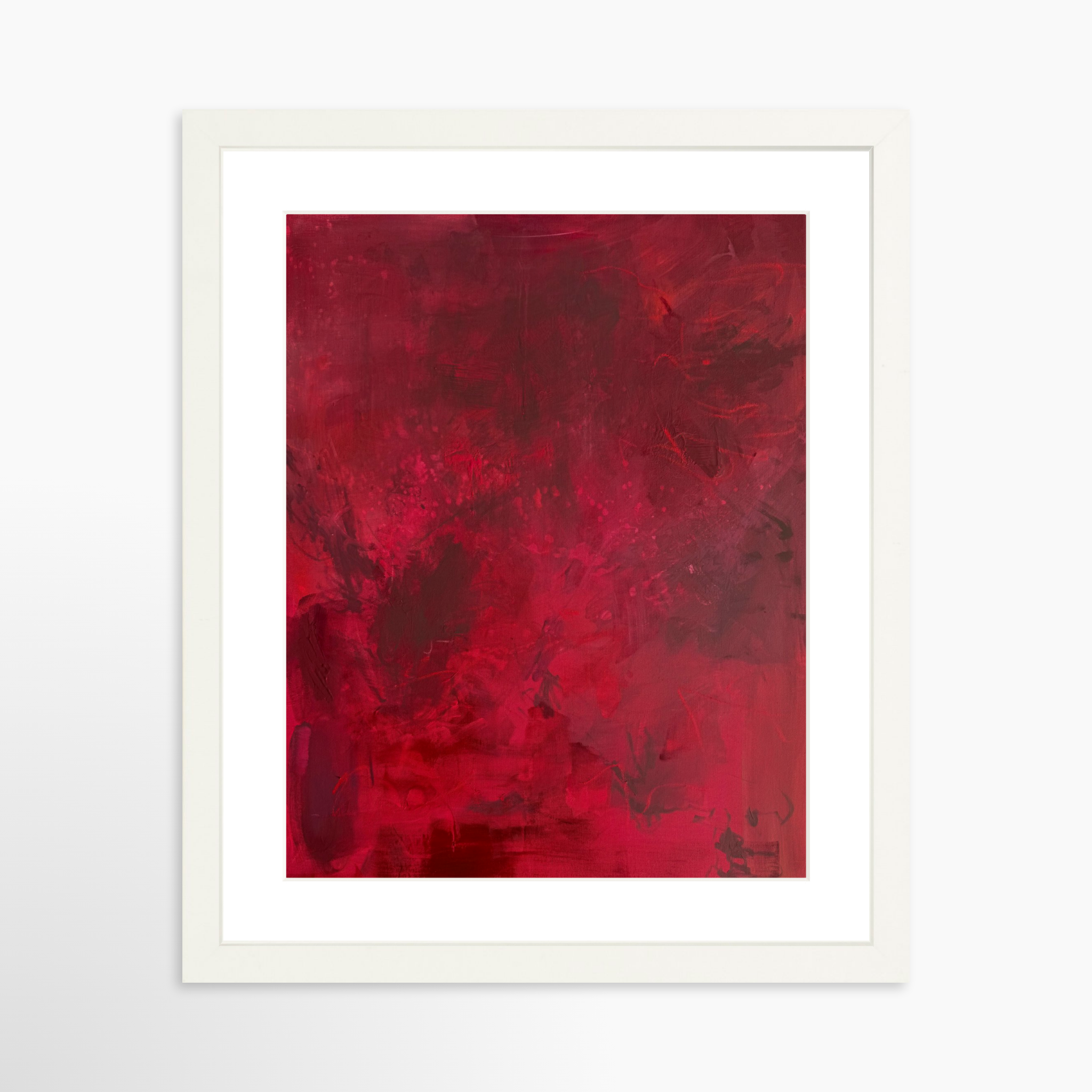 11x14 / White Frame + White Mat