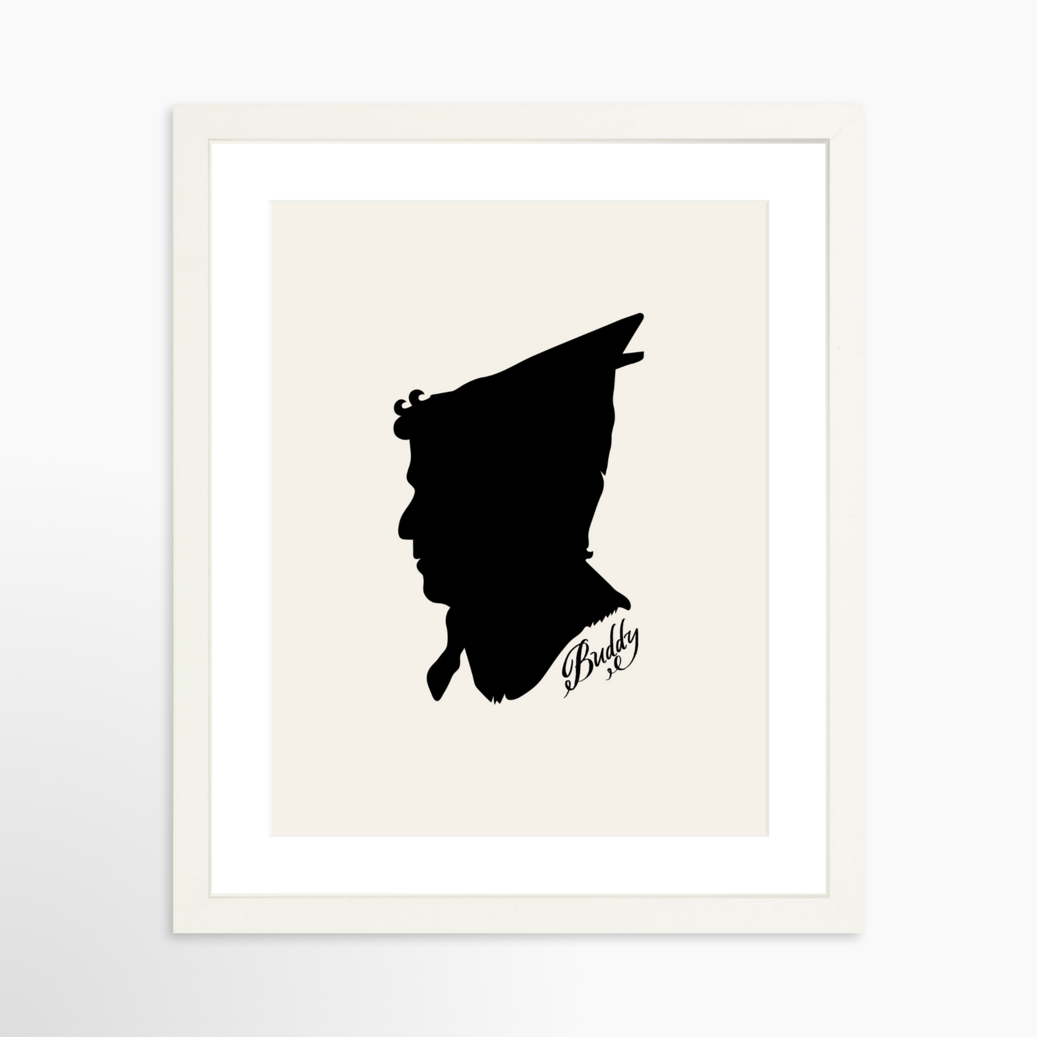 11x14 / White Frame + White Mat
