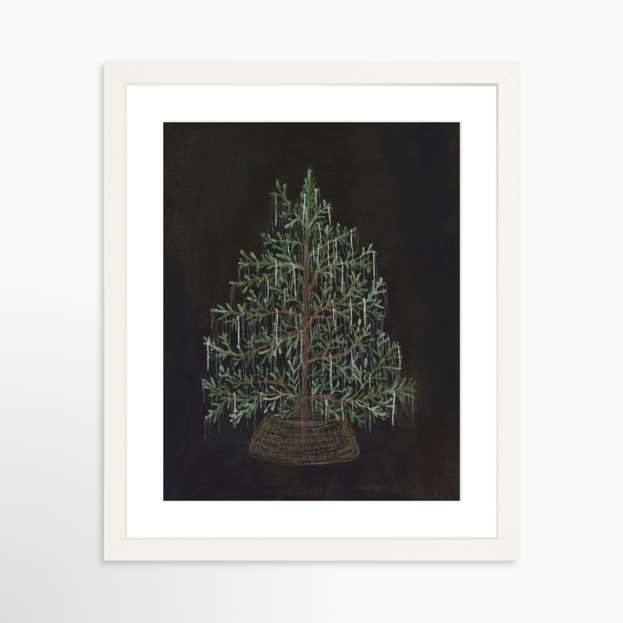 11x14 / White Frame + White Mat