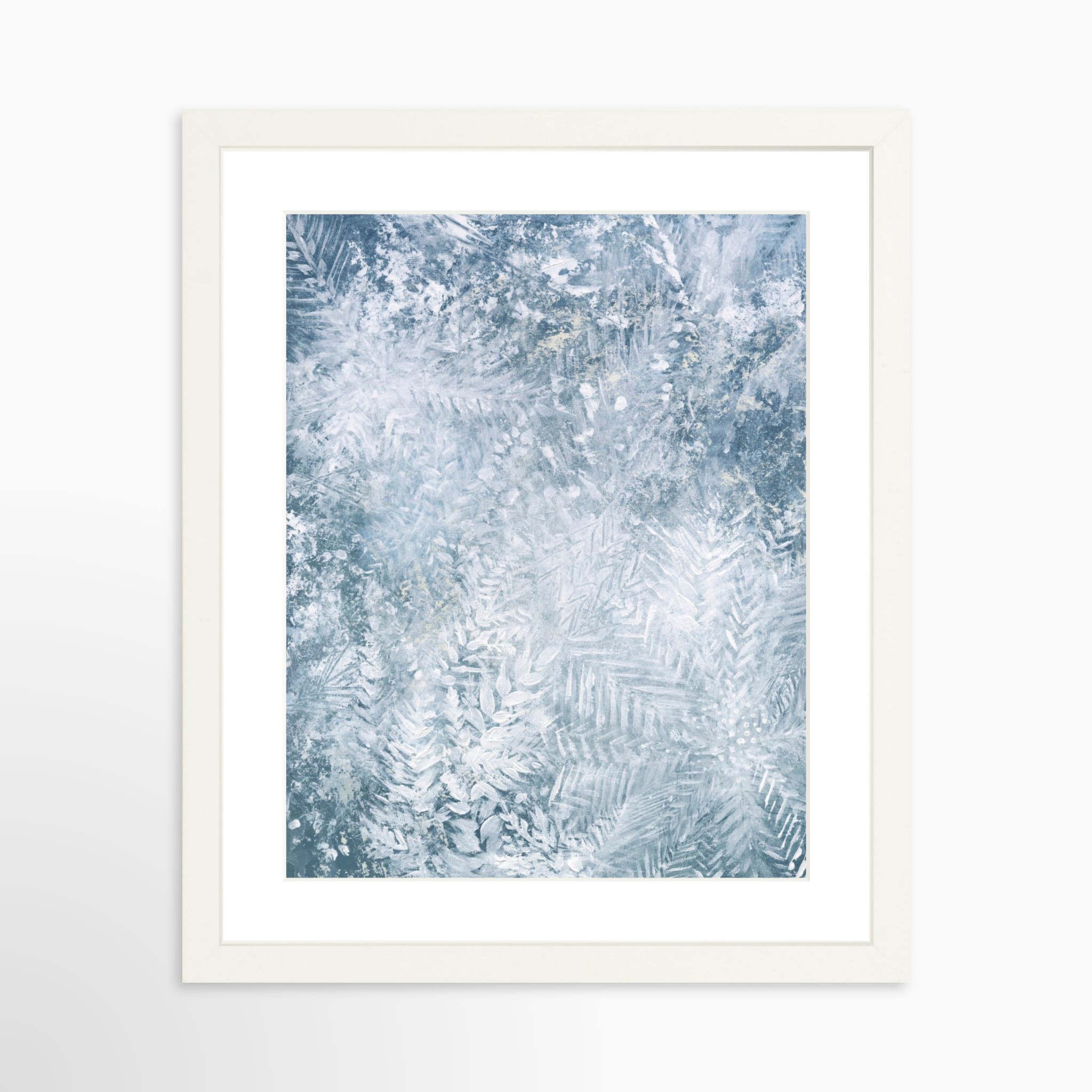 11x14 / White Frame + White Mat
