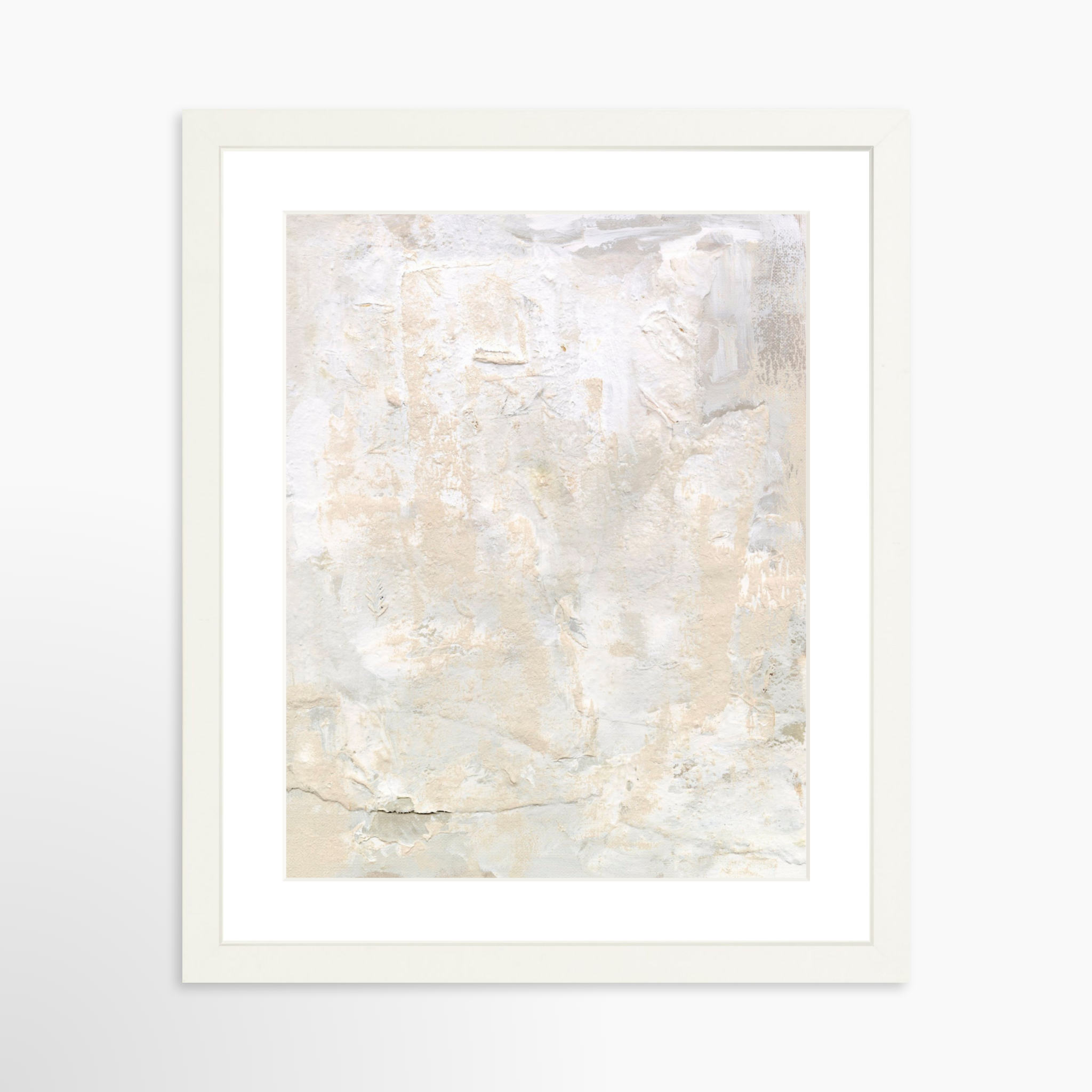 11x14 / White Frame + White Mat