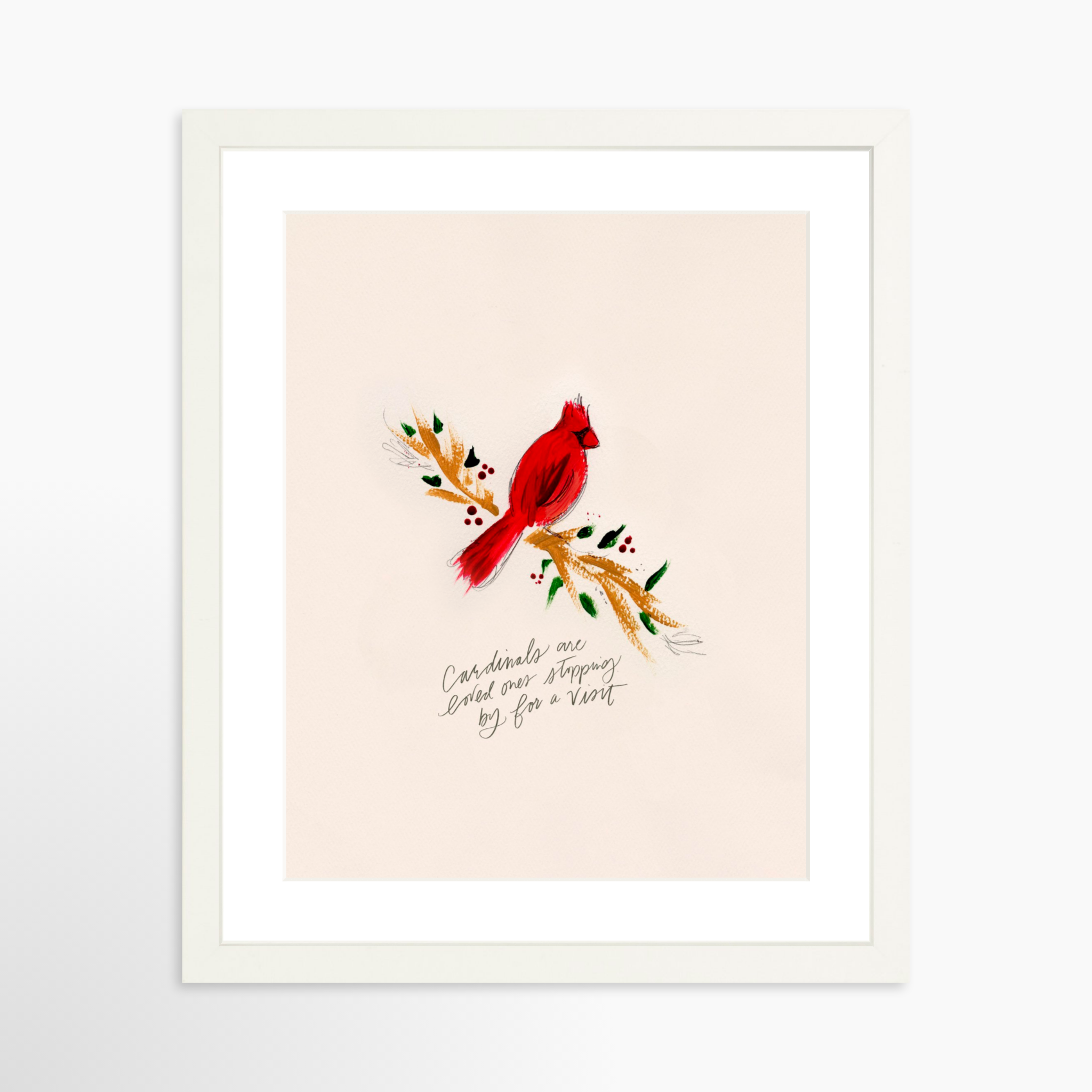 11x14 / White Frame + White Mat
