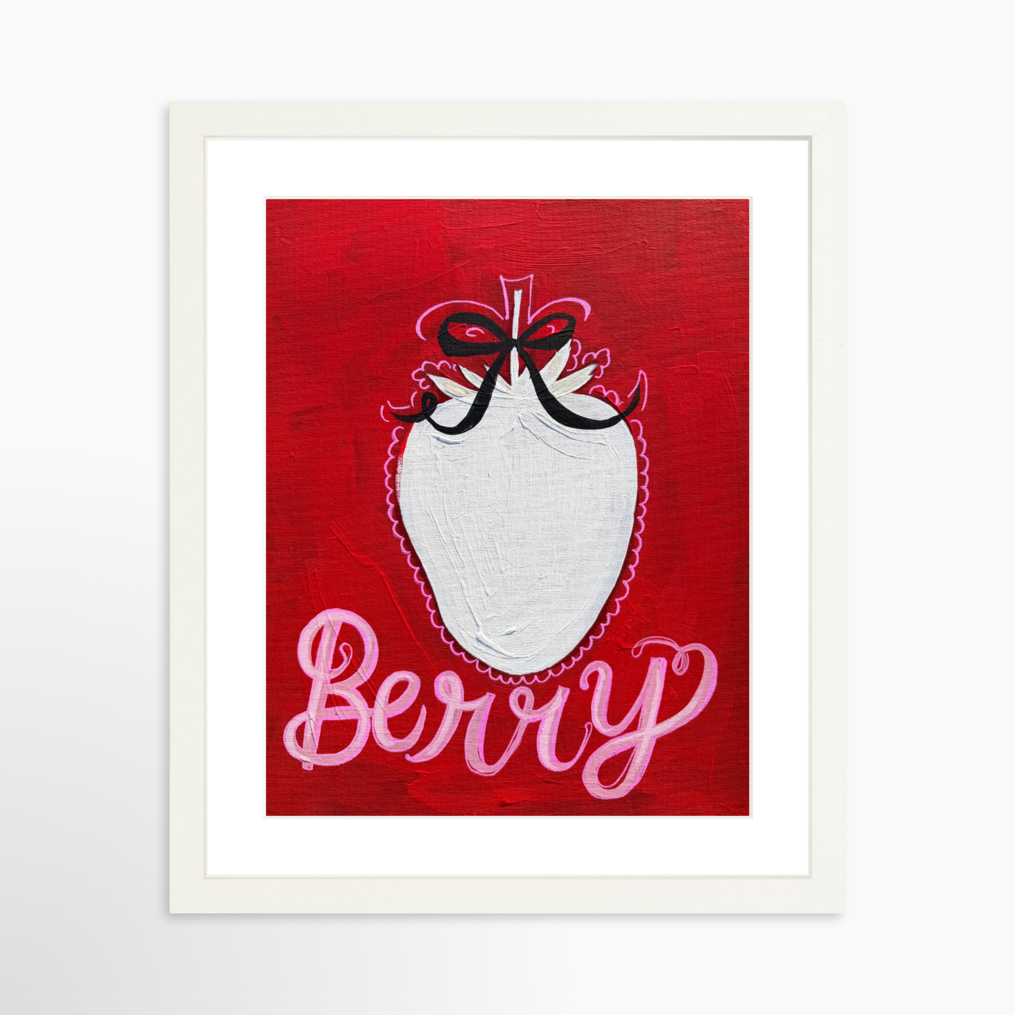 11x14 / White Frame + White Mat