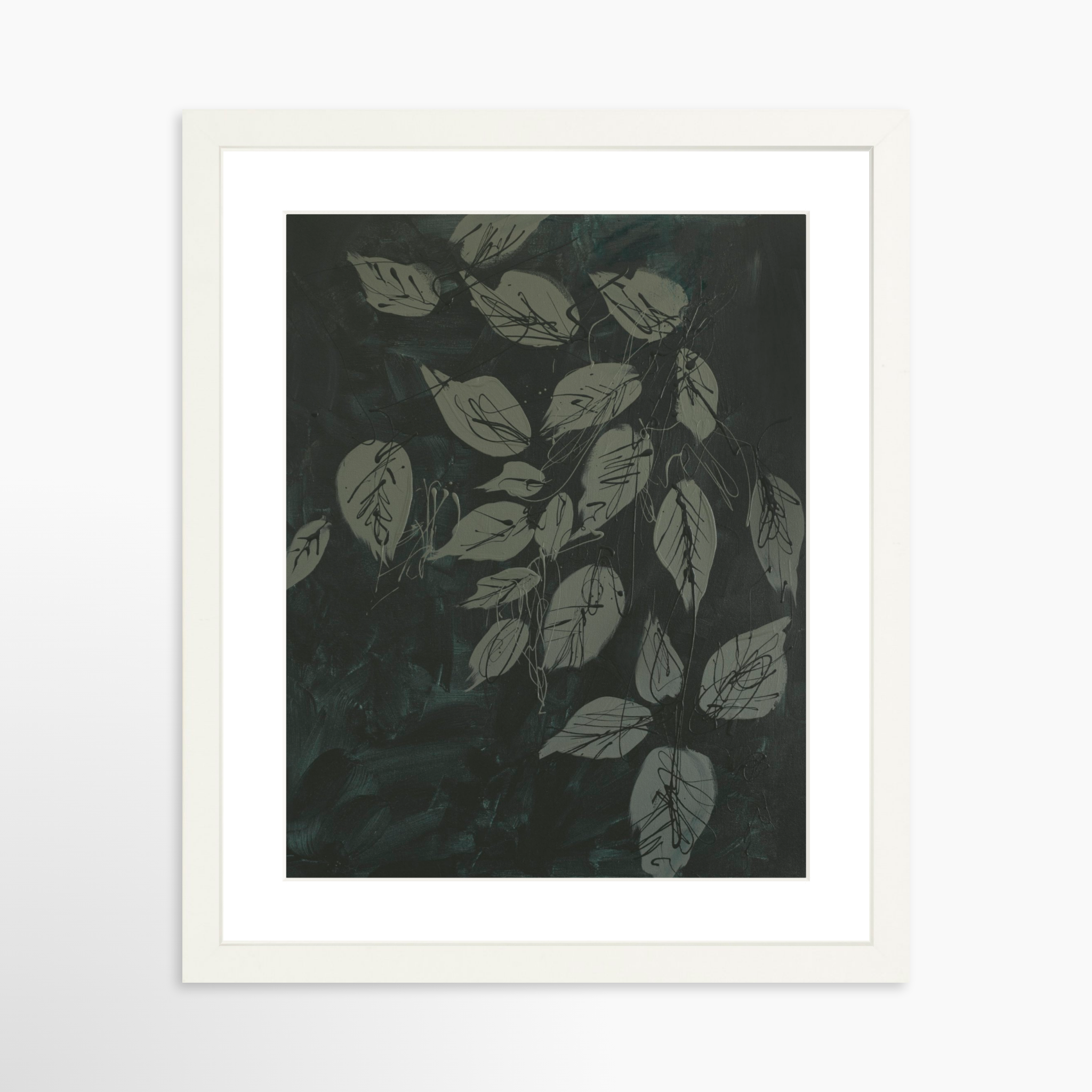 11x14 / White Frame + White Mat