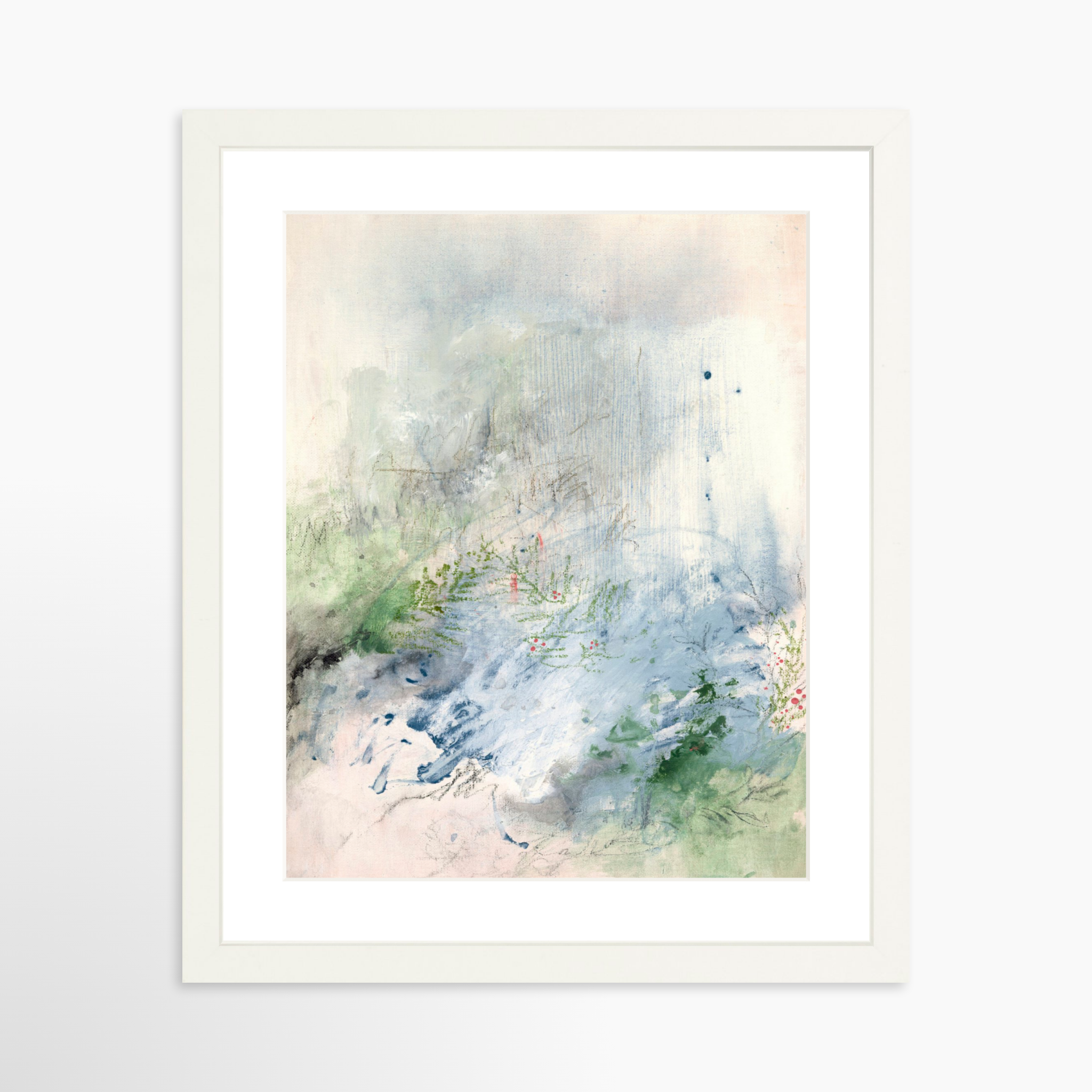 11x14 / White Frame + White Mat