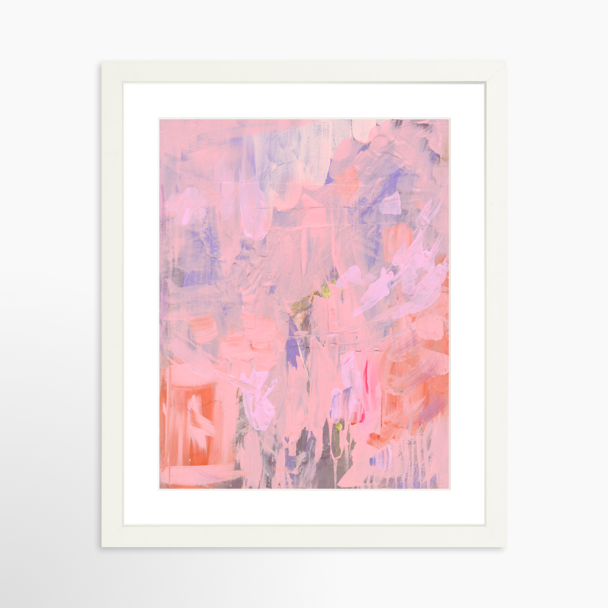 11x14 / White Frame + White Mat