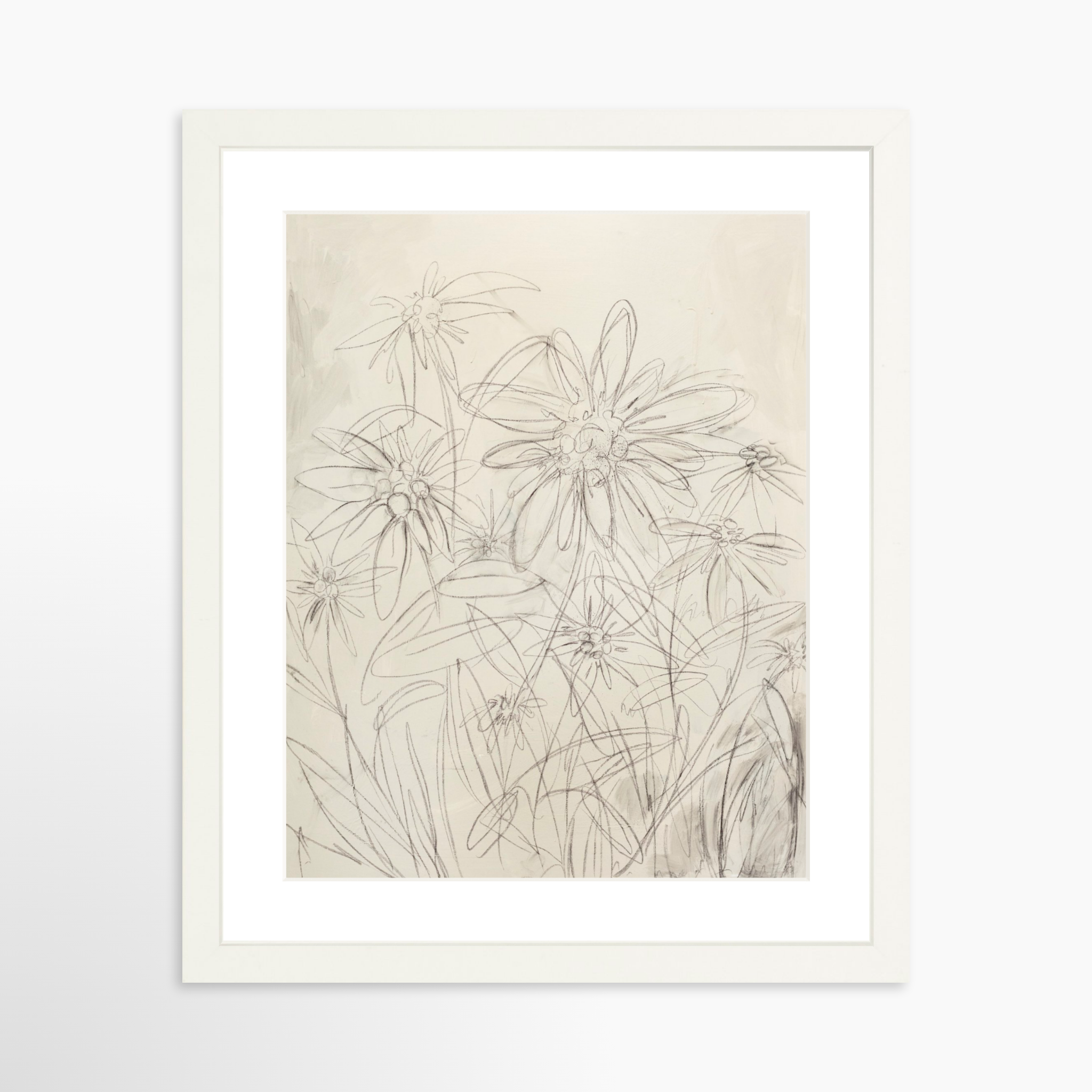 11x14 / White Frame + White Mat