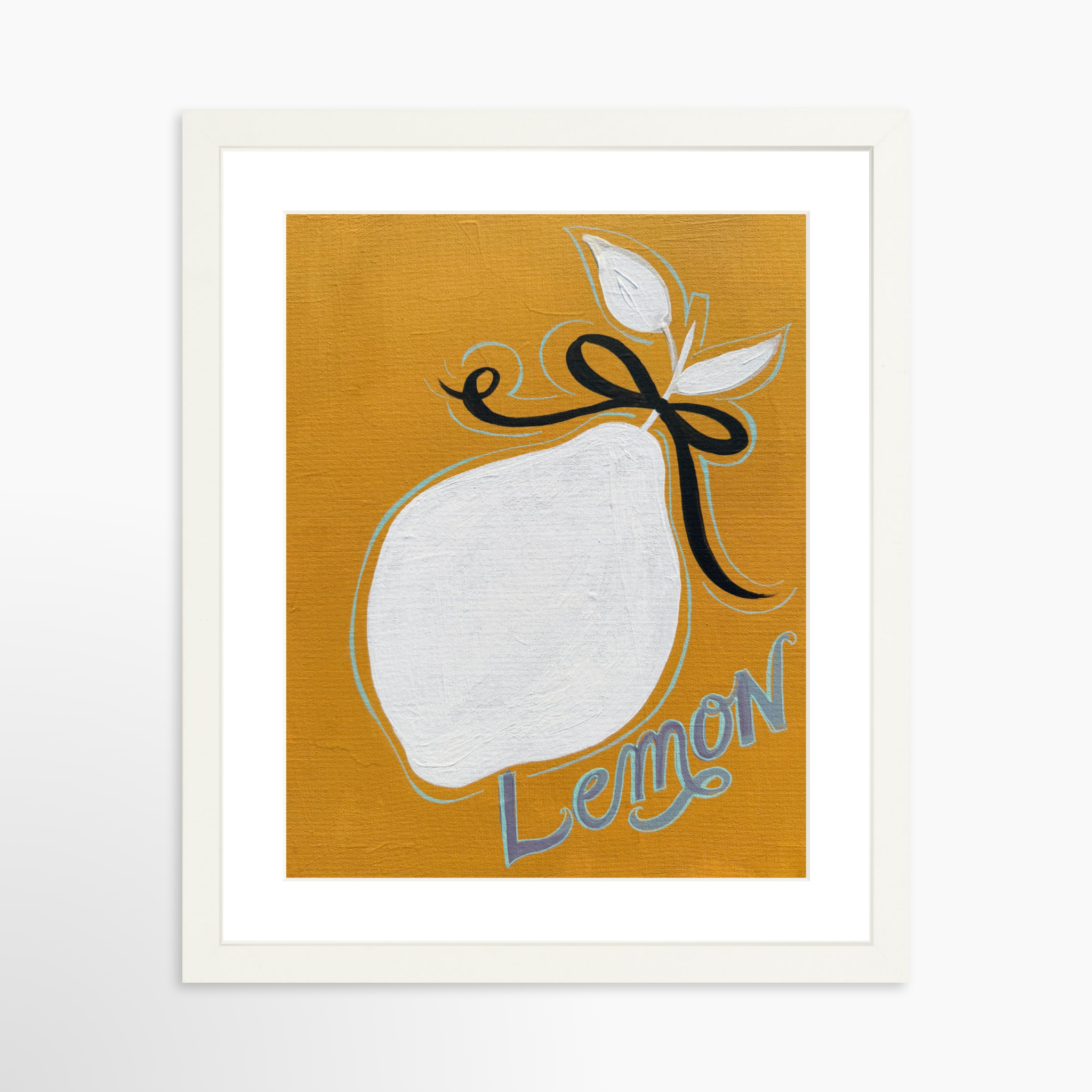 11x14 / White Frame + White Mat