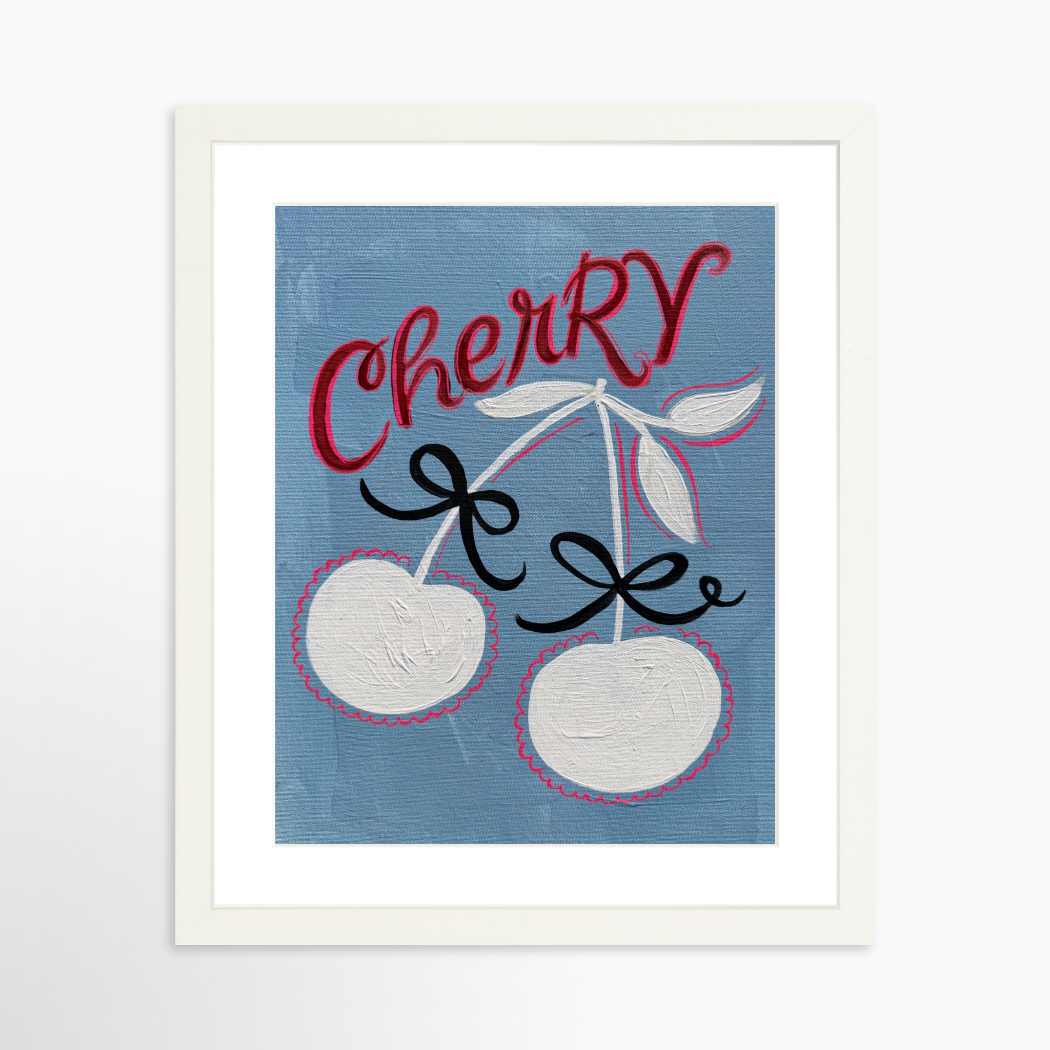 11x14 / White Frame + White Mat