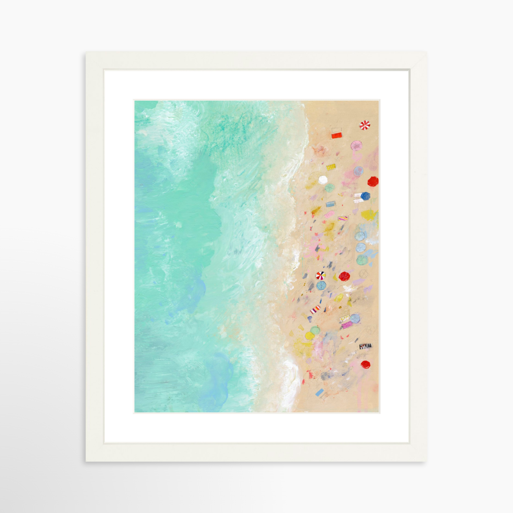 11x14 / White Frame + White Mat