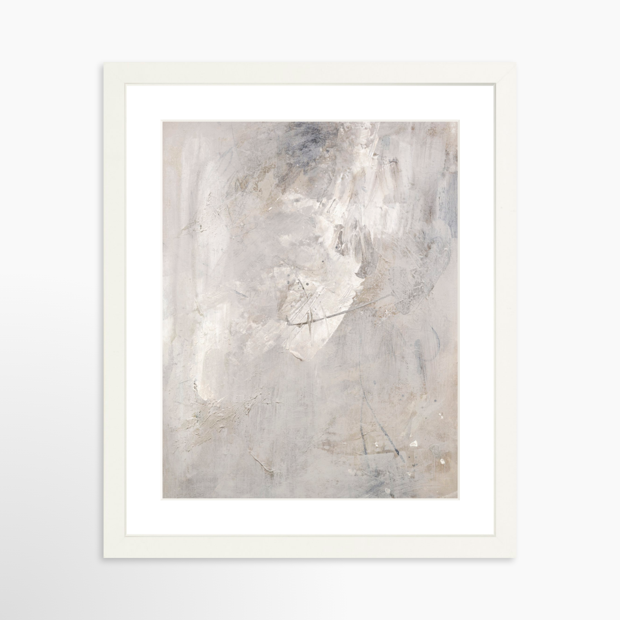 11x14 / White Frame + White Mat