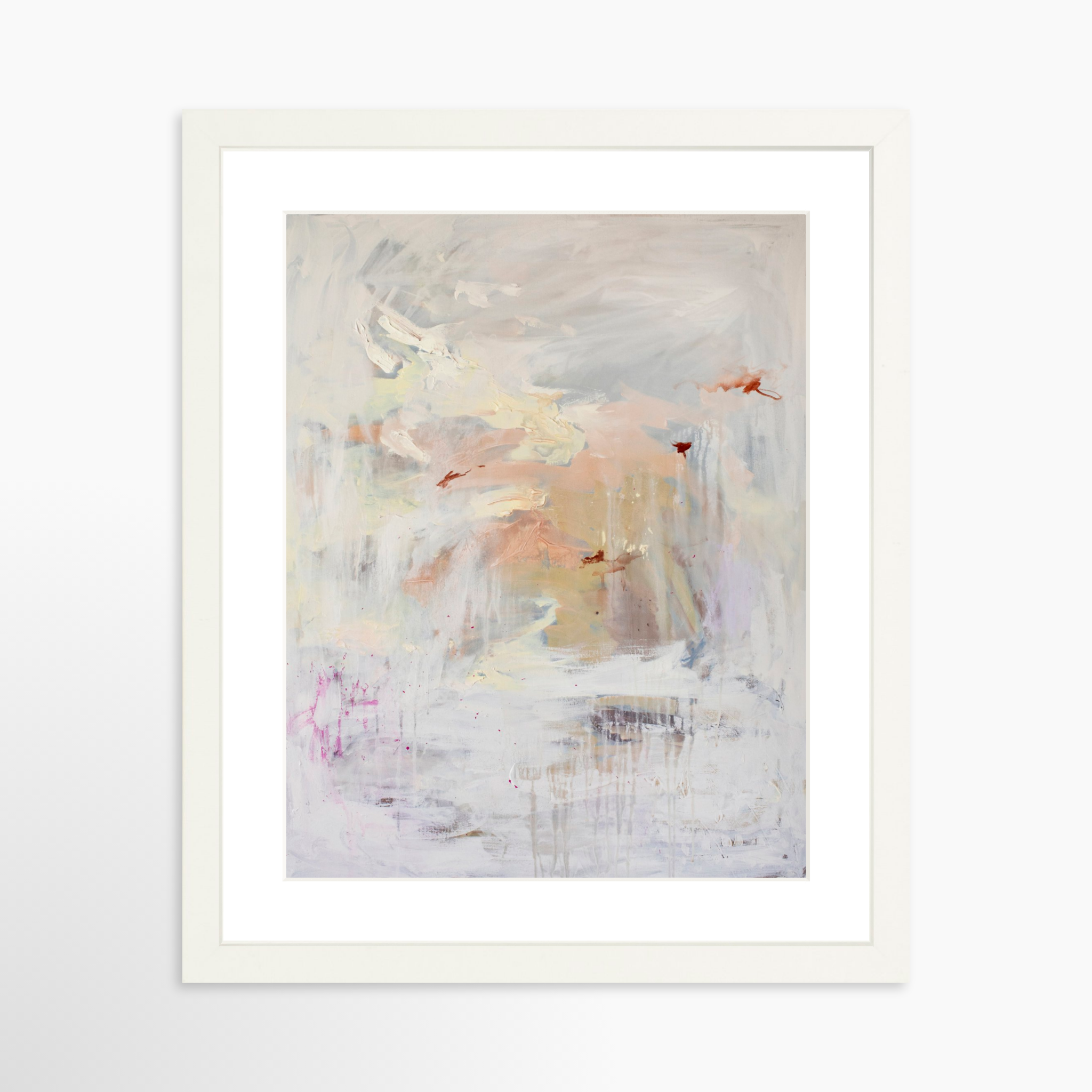 11x14 / White Frame + White Mat