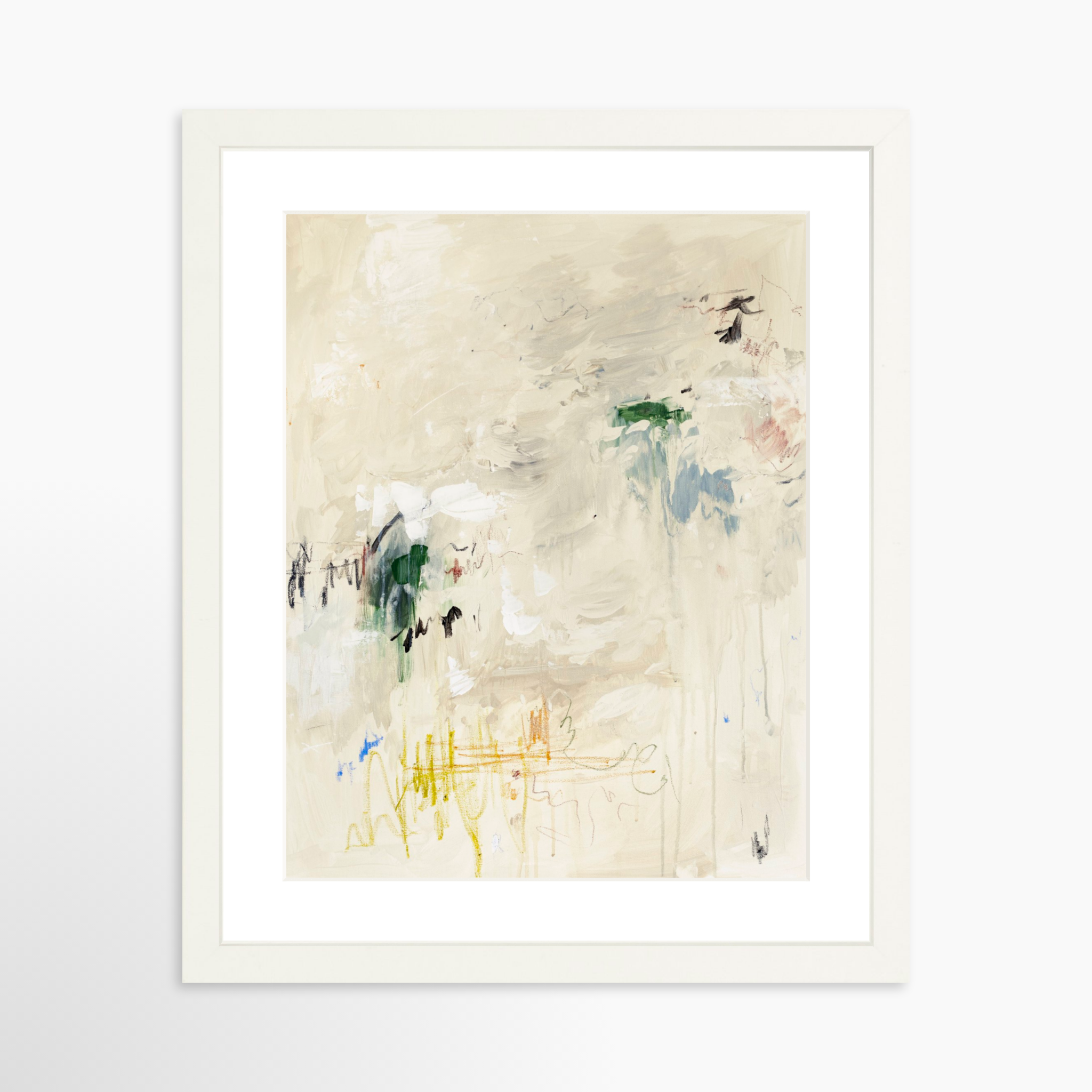 11x14 / White Frame + White Mat