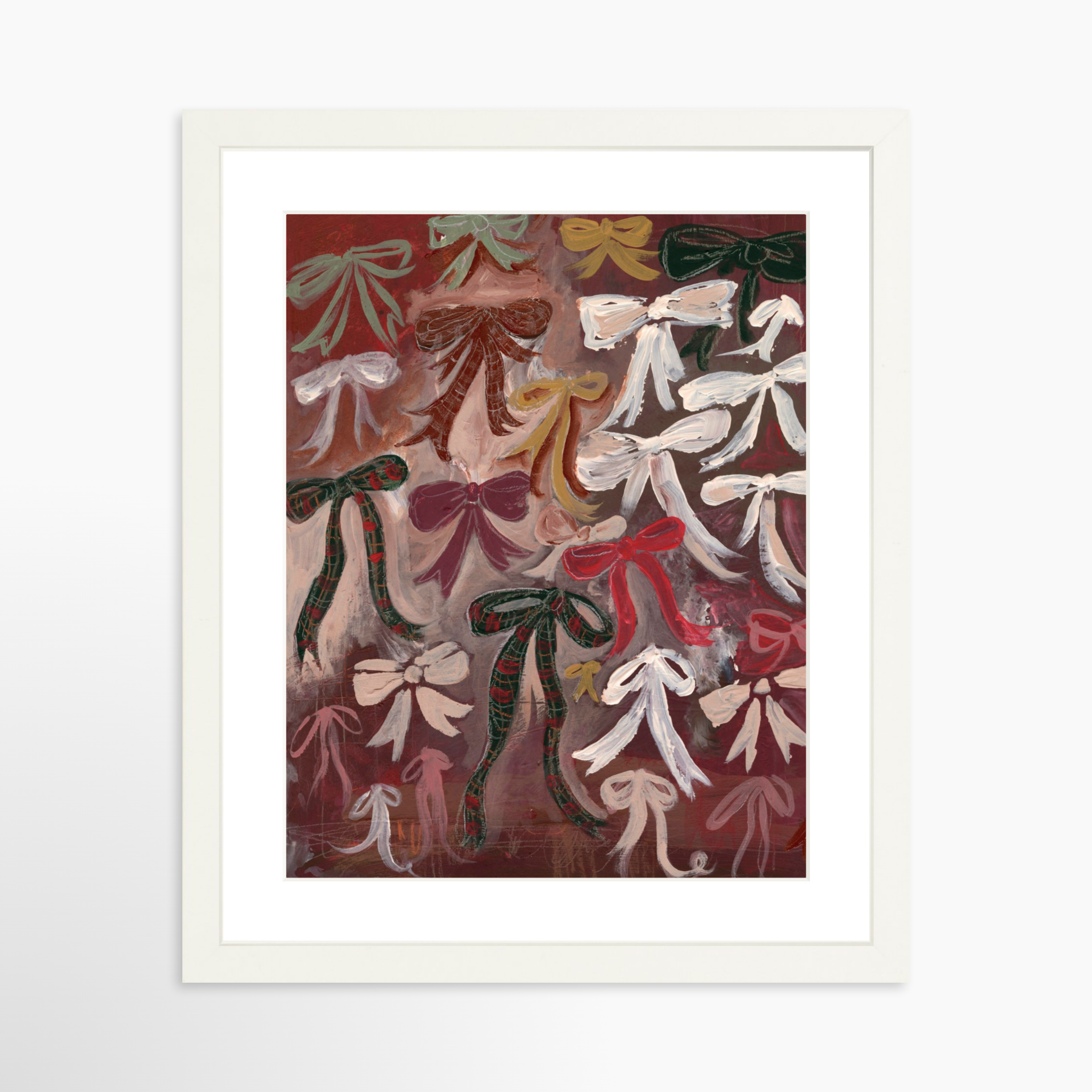 11x14 / White Frame + White Mat