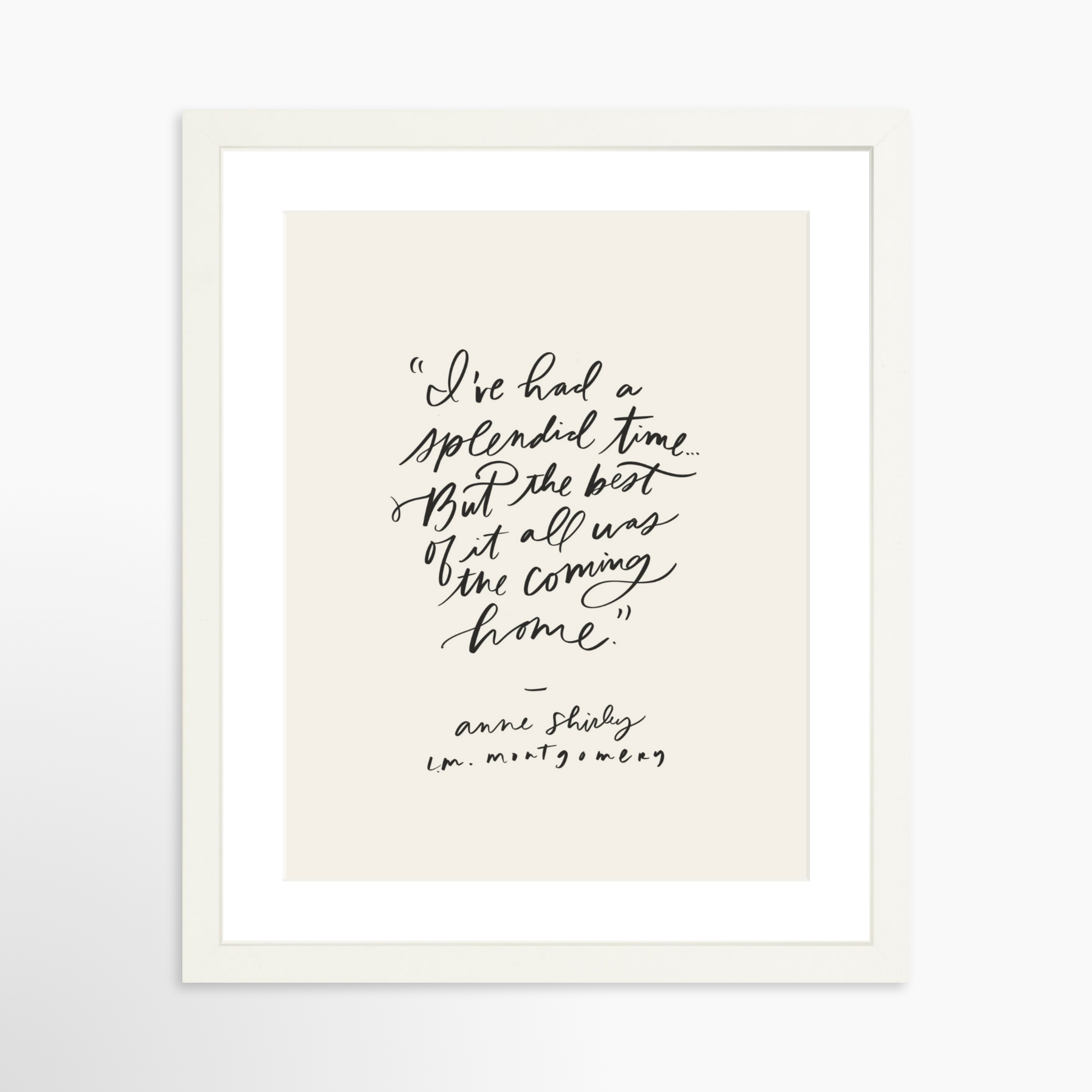 11x14 / White Frame + White Mat