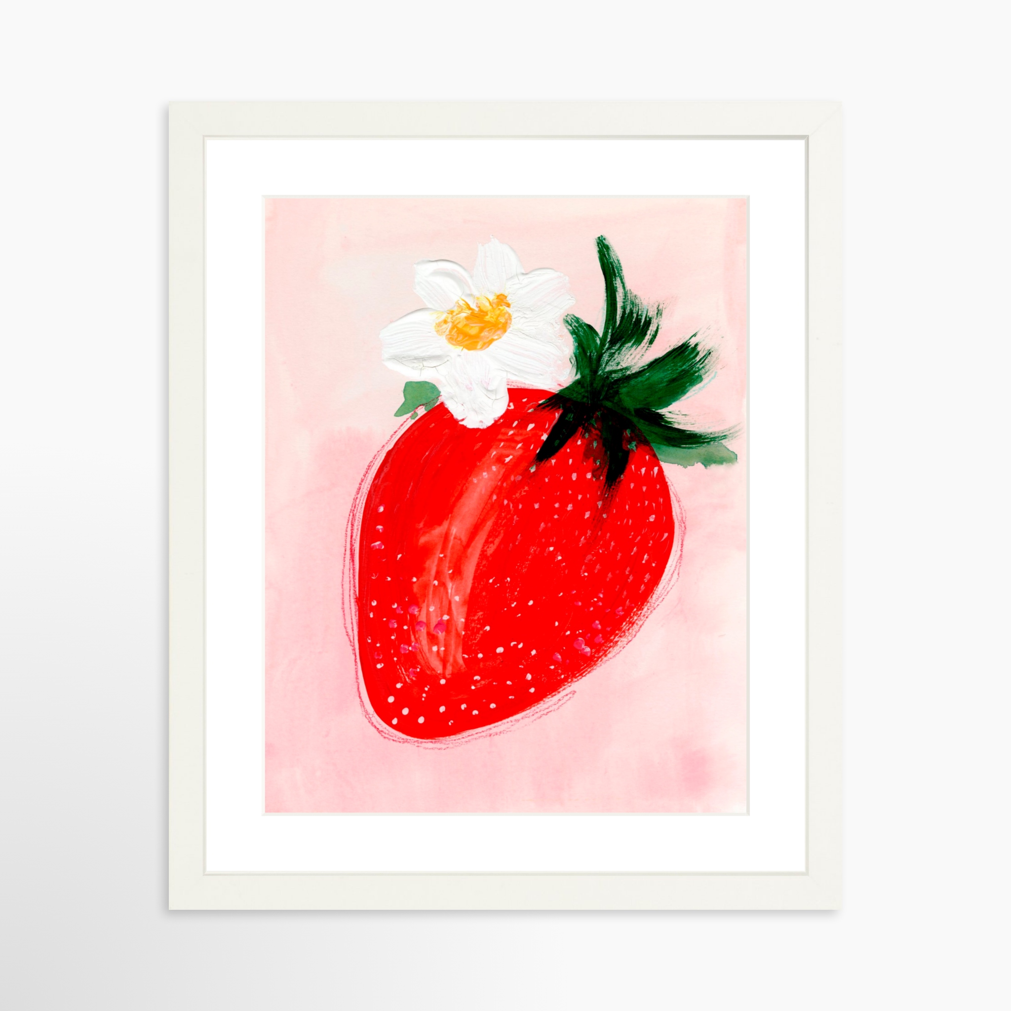 11x14 / White Frame + White Mat