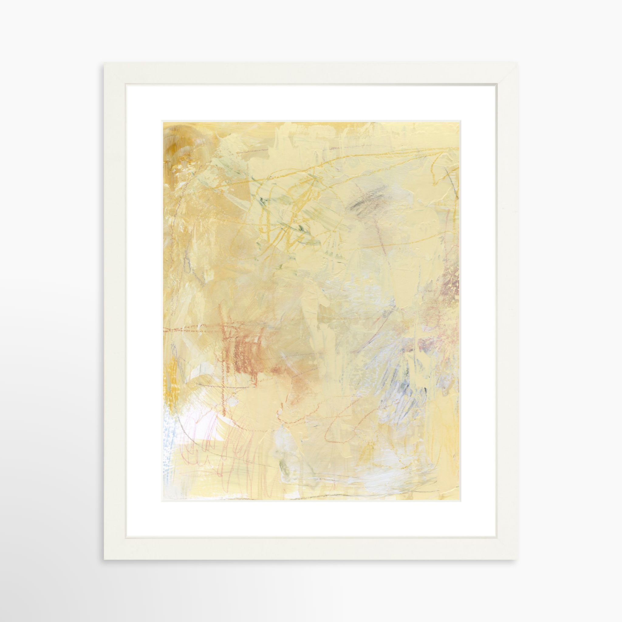 11x14 / White Frame + White Mat