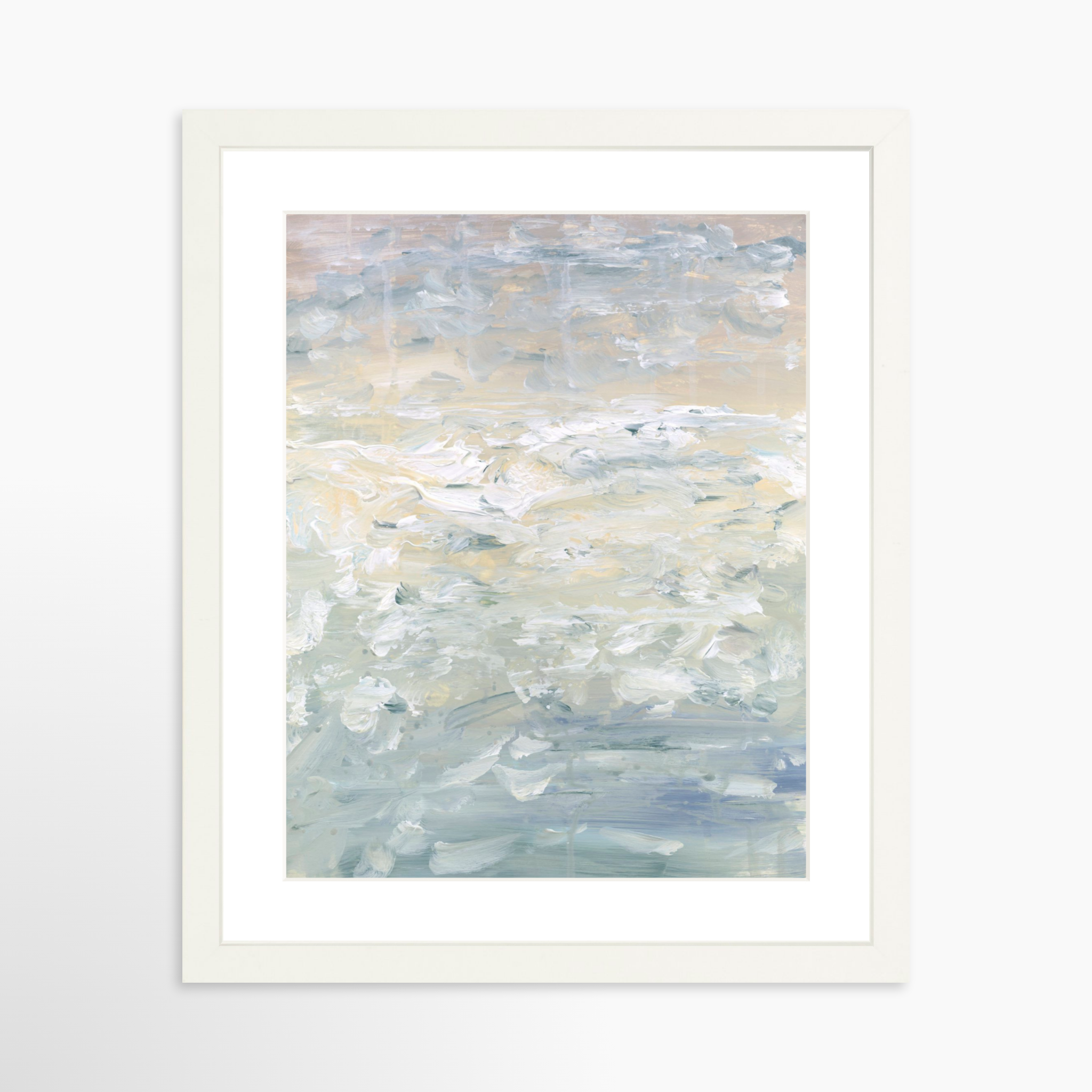 11x14 / White Frame + White Mat